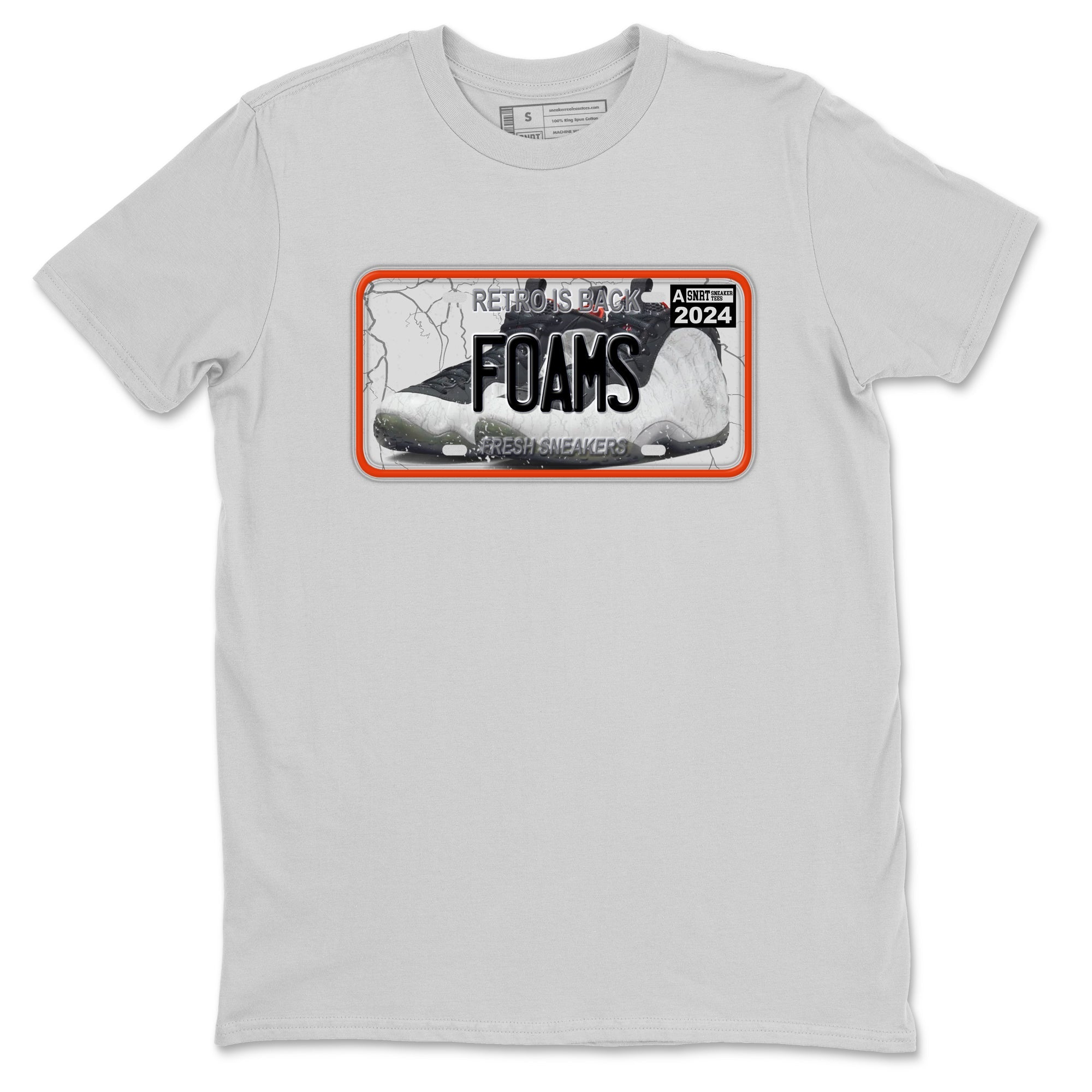 Foams One Jin shirts to match jordans Sneaker Plate sneaker match tees Air Foamposite One Jin match shoes to clothes Drip Gear Zone unisex cotton Silver 2 shirts
