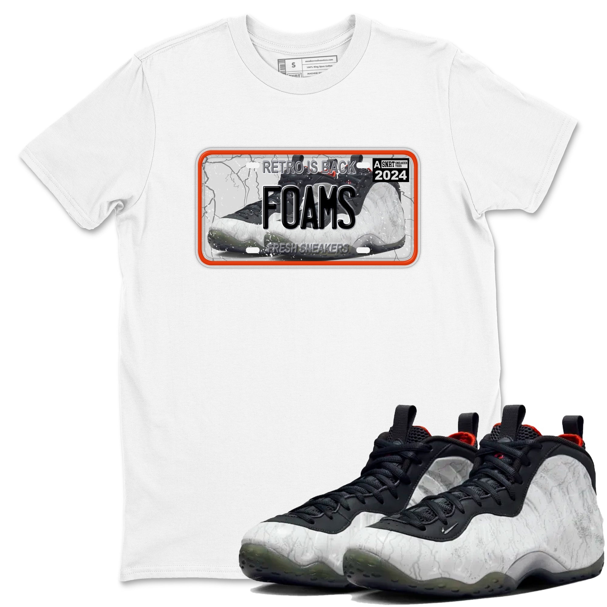 Foams One Jin shirts to match jordans Sneaker Plate sneaker match tees Air Foamposite One Jin match shoes to clothes Drip Gear Zone unisex cotton White 1 shirts