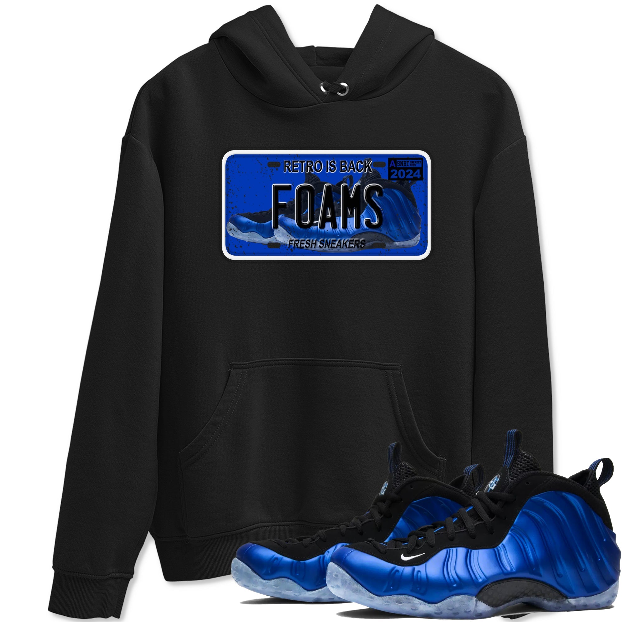 Foams One Royal shirts to match jordans Sneaker Plate sneaker match tees Air Foamposite One Royal match shoes to clothes Drip Gear Zone unisex cotton Black 1 shirts
