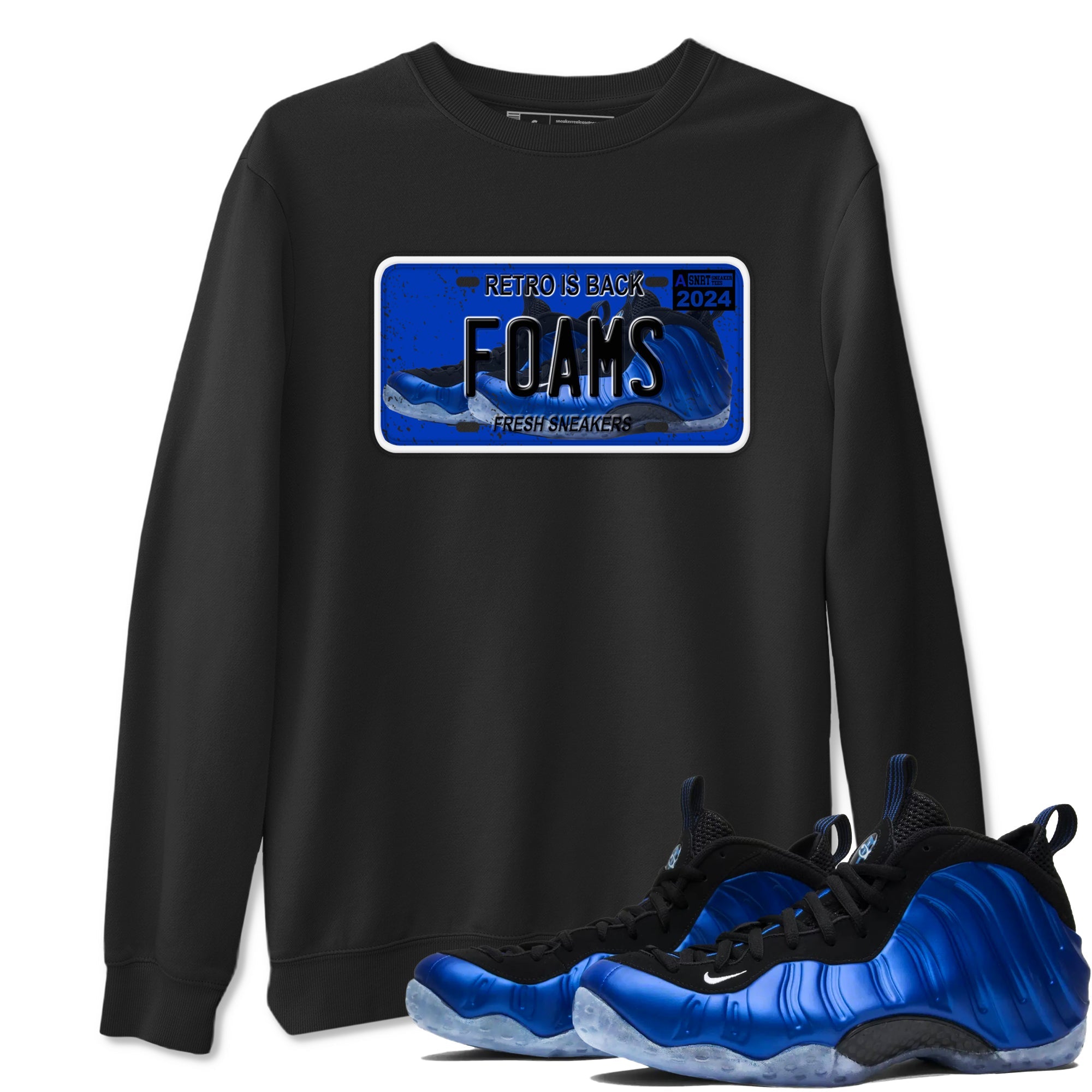 Foams One Royal shirts to match jordans Sneaker Plate sneaker match tees Air Foamposite One Royal match shoes to clothes Drip Gear Zone unisex cotton Black 1 shirts