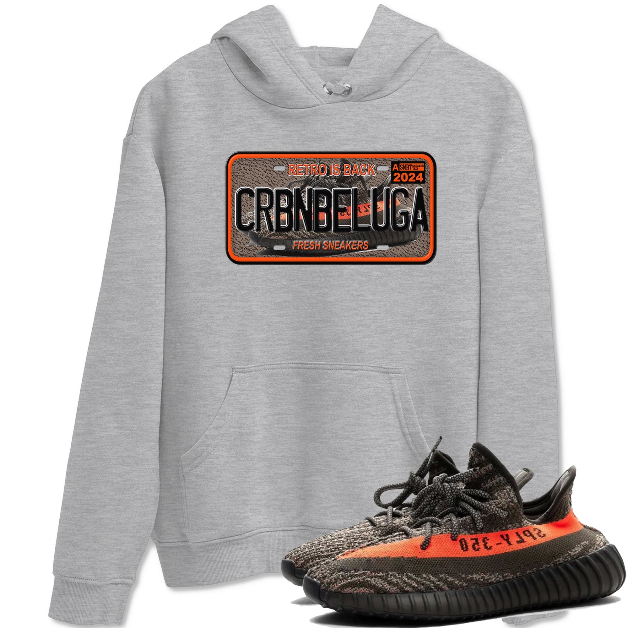 Yeezy 350 Carbon Beluga shirts to match jordans Sneaker Plate sneaker match tees Yeezy 350 Carbon Beluga match shoes to clothes Drip Gear Zone unisex cotton Heather Grey 1 shirts