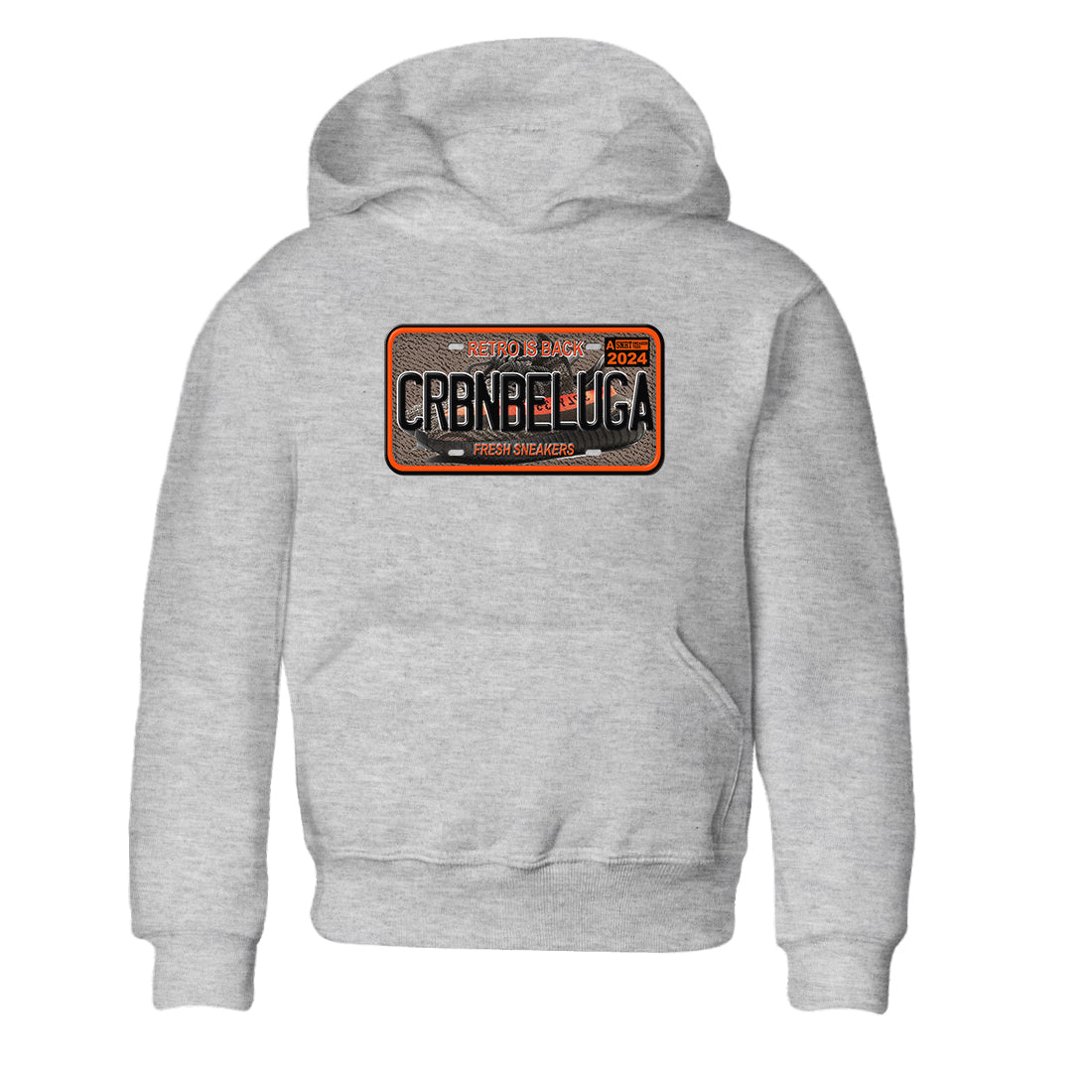 Yeezy 350 Carbon Beluga shirts to match jordans Sneaker Plate sneaker match tees Yeezy 350 Carbon Beluga match shoes to clothes Drip Gear Zone Youth Baby Heather Grey 2 tee