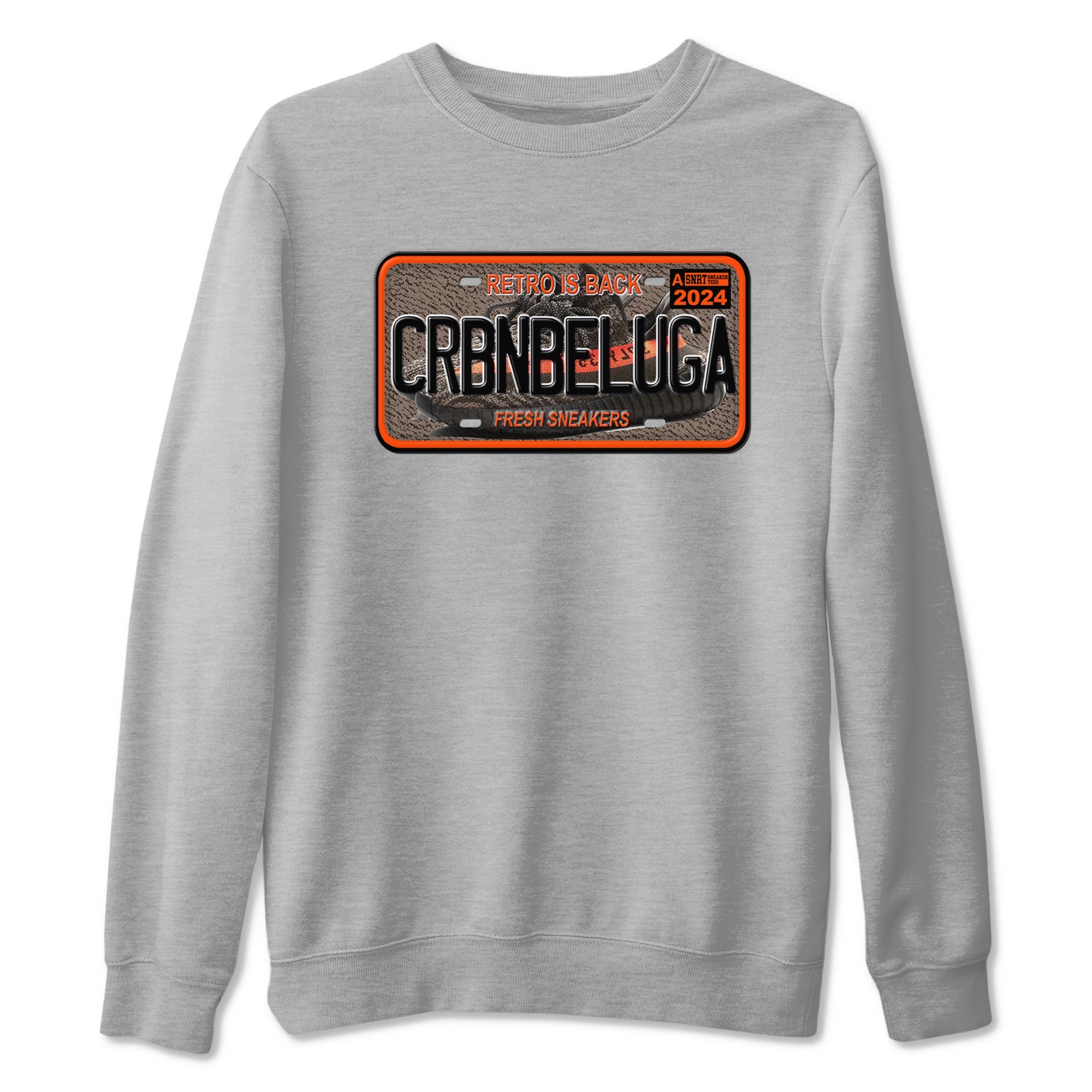 Yeezy 350 Carbon Beluga shirts to match jordans Sneaker Plate sneaker match tees Yeezy 350 Carbon Beluga match shoes to clothes Drip Gear Zone unisex cotton Heather Grey 2 shirts