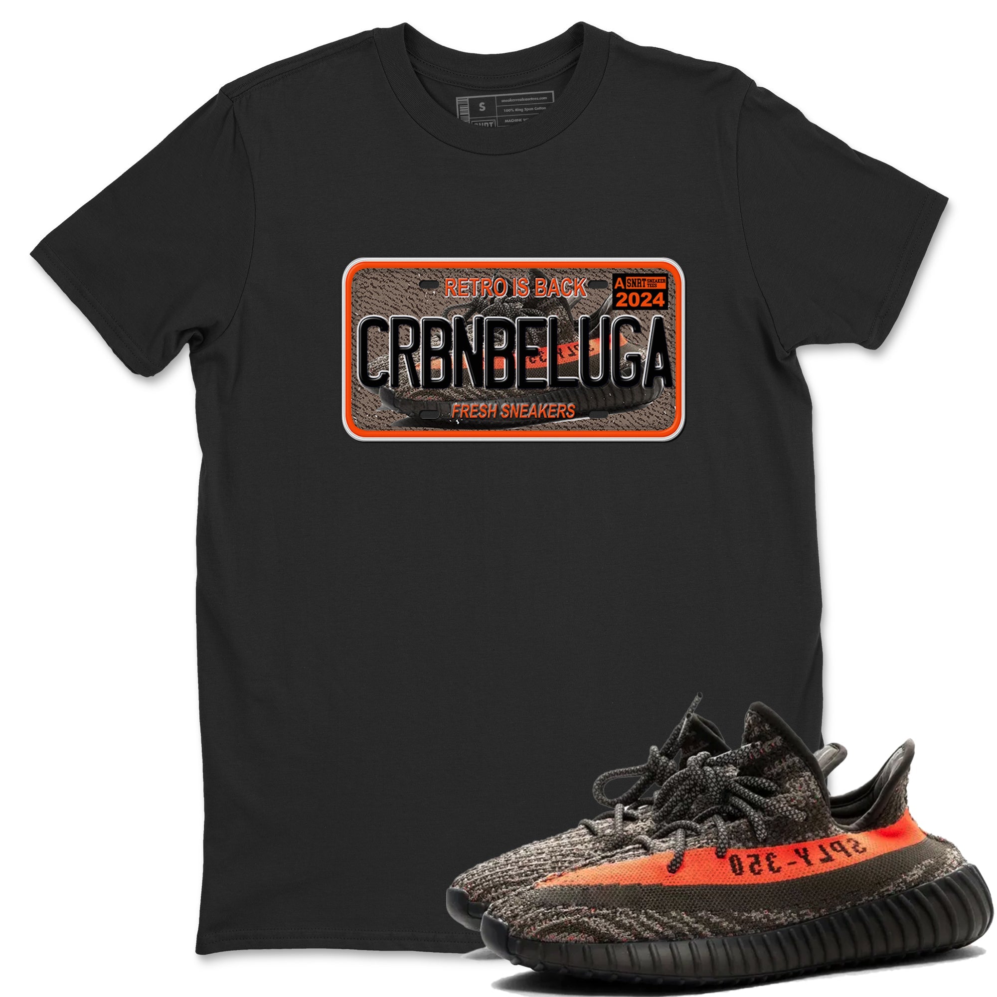 Yeezy 350 Carbon Beluga shirts to match jordans Sneaker Plate sneaker match tees Yeezy 350 Carbon Beluga match shoes to clothes Drip Gear Zone unisex cotton Black 1 shirts
