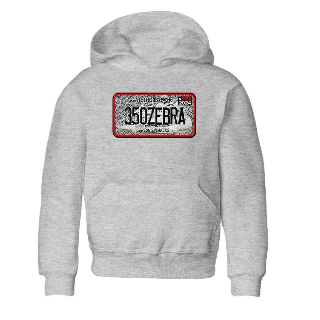 Yeezy 350 Zebra shirts to match jordans Sneaker Plate sneaker match tees Yeezy 350 Zebra match shoes to clothes Drip Gear Zone Youth Baby Heather Grey 2 tee