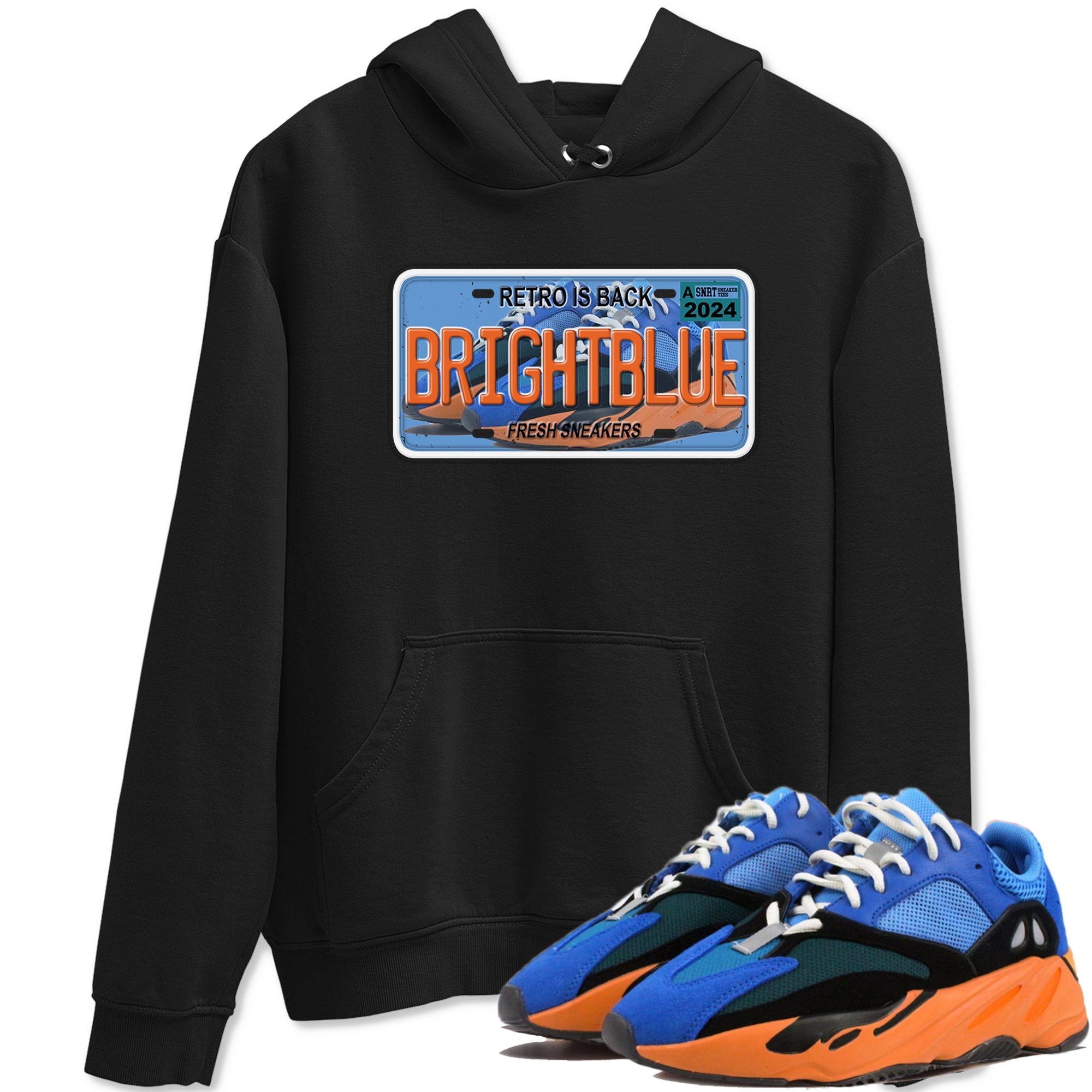 Yeezy 700 Bright Blue shirts to match jordans Sneaker Plate sneaker match tees Yeezy 700 Bright Blue match shoes to clothes Drip Gear Zone unisex cotton Black 1 shirts