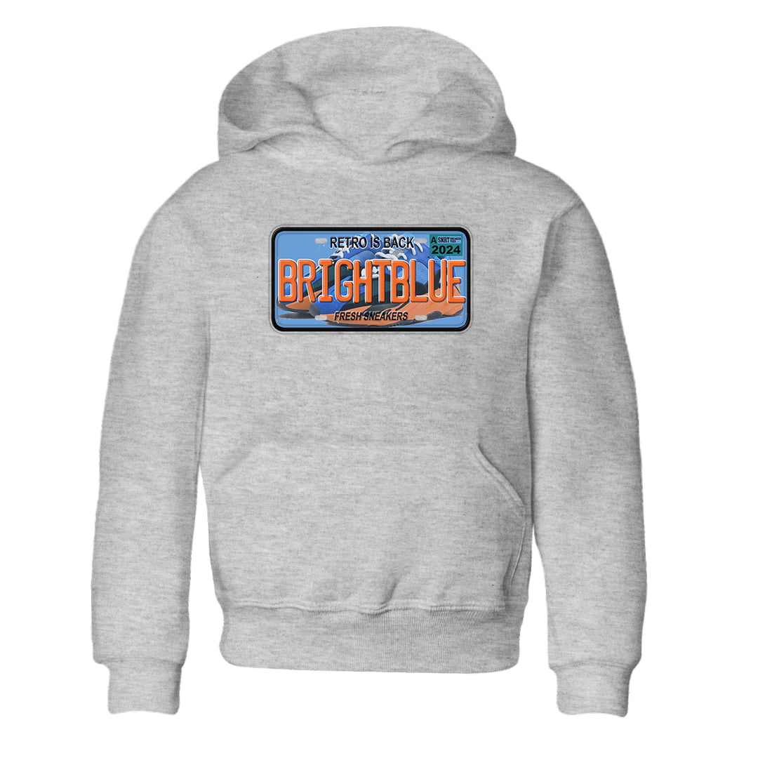 Yeezy 700 Bright Blue shirts to match jordans Sneaker Plate sneaker match tees Yeezy 700 Bright Blue match shoes to clothes Drip Gear Zone Youth Baby Heather Grey 2 tee