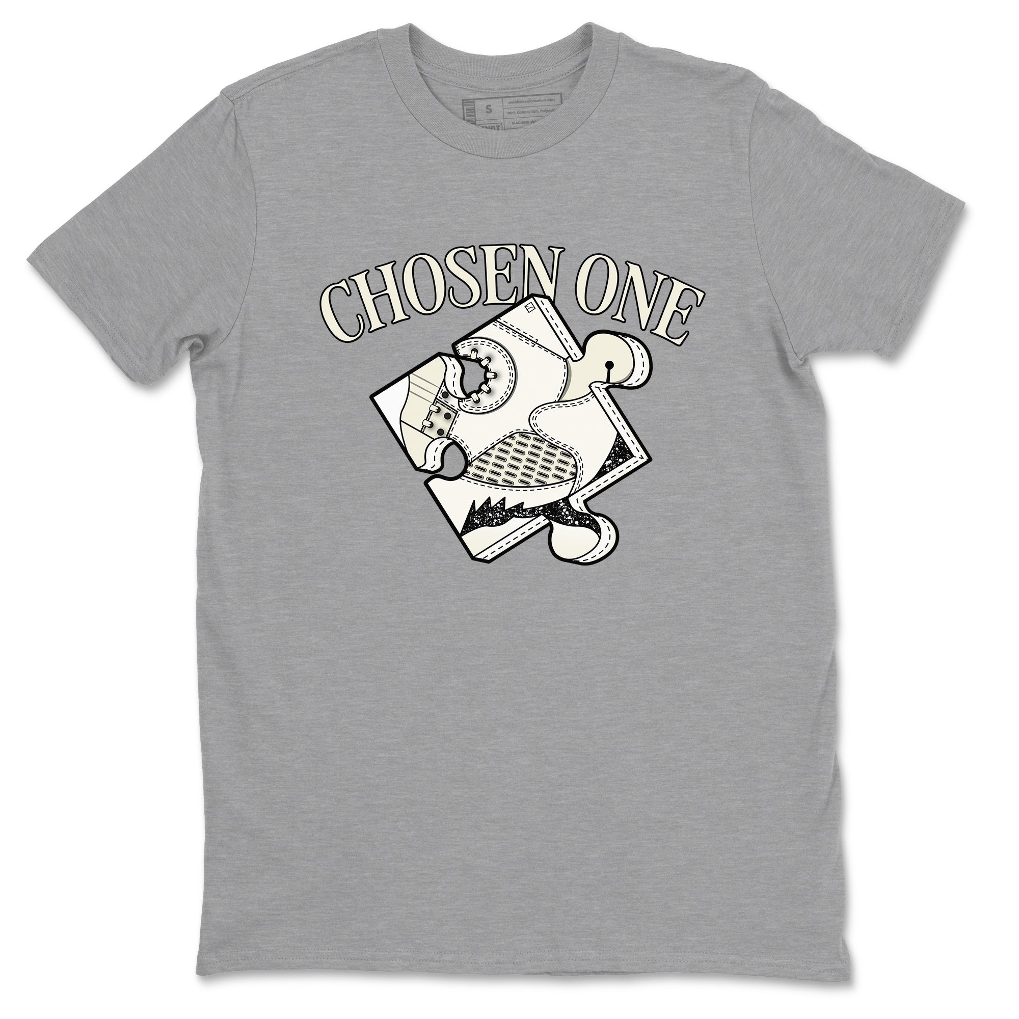 5s Sail shirt to match jordans Sneaker Puzzle sneaker tees Air Jordan 5 Sail Drip Gear Zone unisex cotton Heather Grey 2 crew neck shirt