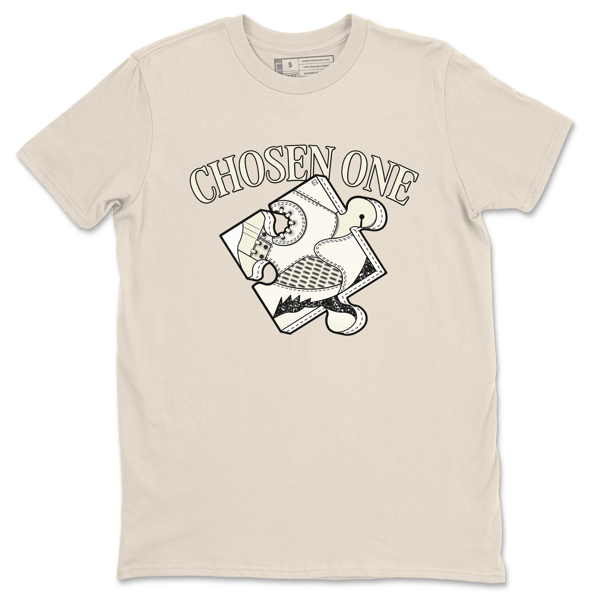 5s Sail shirt to match jordans Sneaker Puzzle sneaker tees Air Jordan 5 Sail Drip Gear Zone unisex cotton Natural 2 crew neck shirt