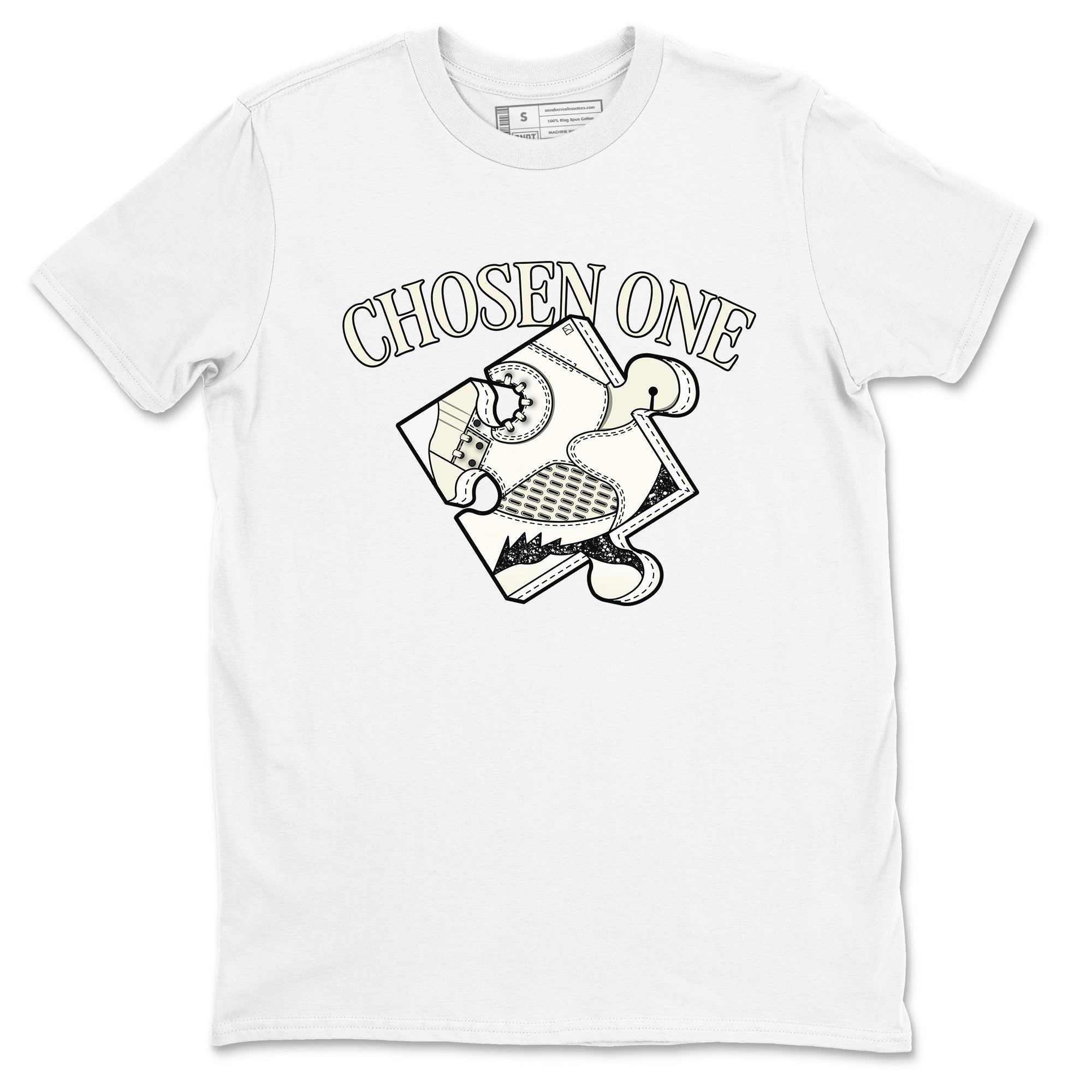 5s Sail shirt to match jordans Sneaker Puzzle sneaker tees Air Jordan 5 Sail Drip Gear Zone unisex cotton White 2 crew neck shirt