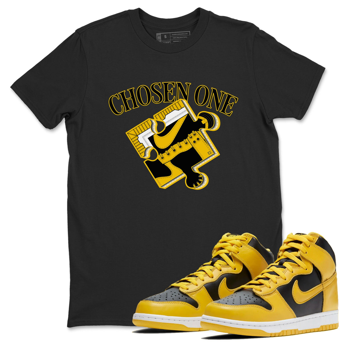 Dunk High Wu Tang shirts to match jordans Sneaker Puzzle sneaker match tees Dunk High Wu Tang match shoes to clothes Drip Gear Zone unisex cotton Black 1 shirts