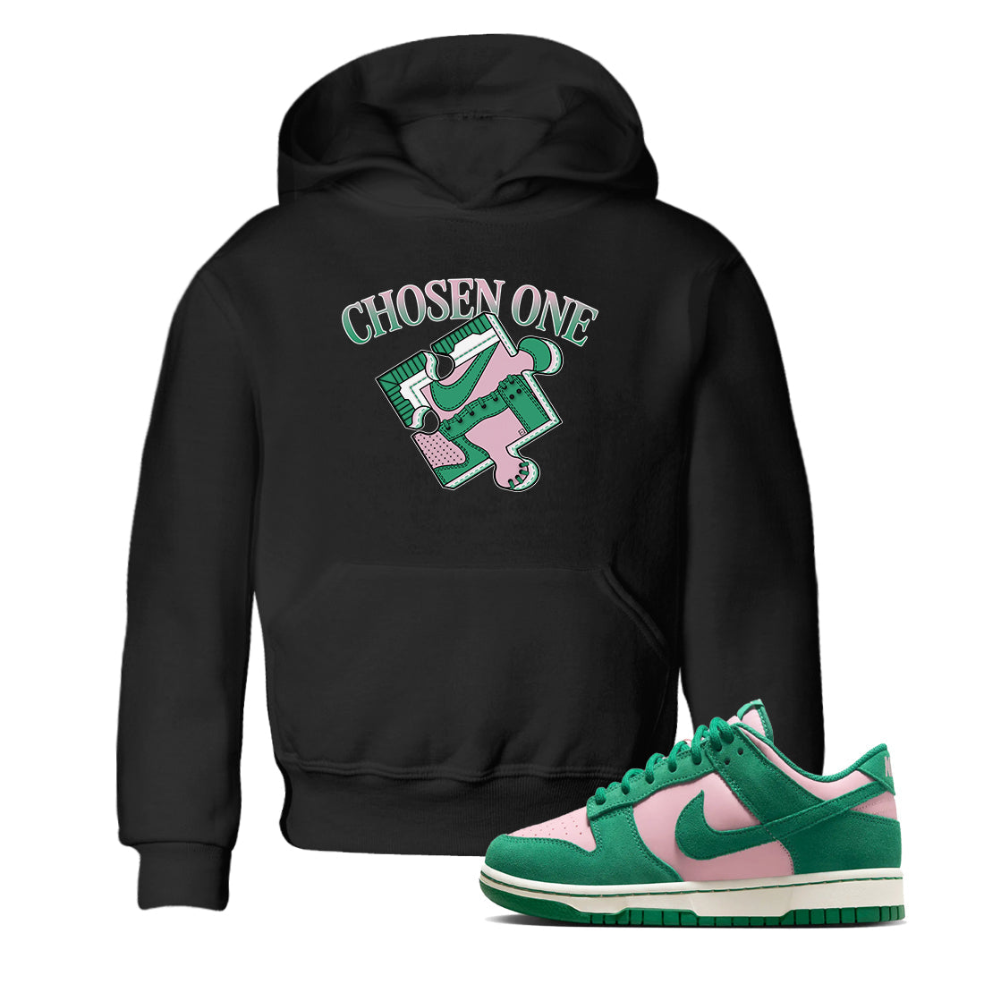 Dunk Medium Soft Pink Malachite shirt to match jordans Sneaker Puzzle sneaker tees Dunk Medium Soft Pink Malachite Drip Gear Zone baby toddler Black 1 cotton Shirt