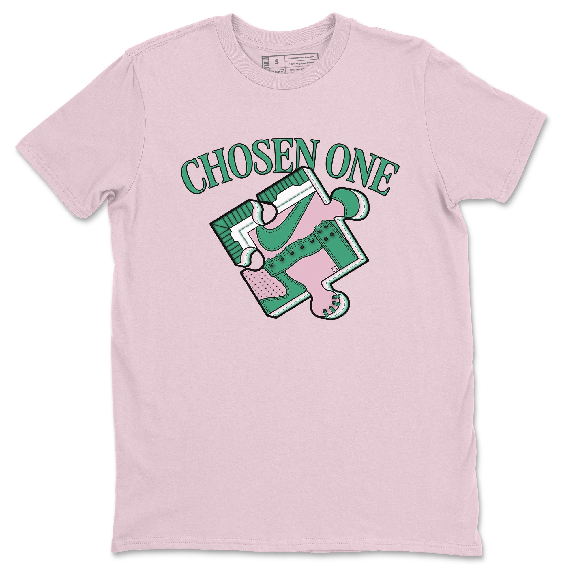 Dunk Medium Soft Pink Malachite shirt to match jordans Sneaker Puzzle sneaker tees Dunk Medium Soft Pink Malachite Drip Gear Zone unisex cotton Pink 2 crew neck shirt