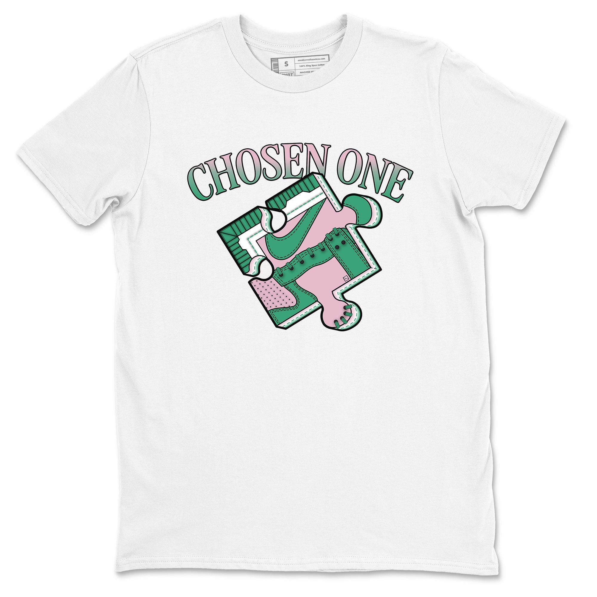 Dunk Medium Soft Pink Malachite shirt to match jordans Sneaker Puzzle sneaker tees Dunk Medium Soft Pink Malachite Drip Gear Zone unisex cotton White 2 crew neck shirt