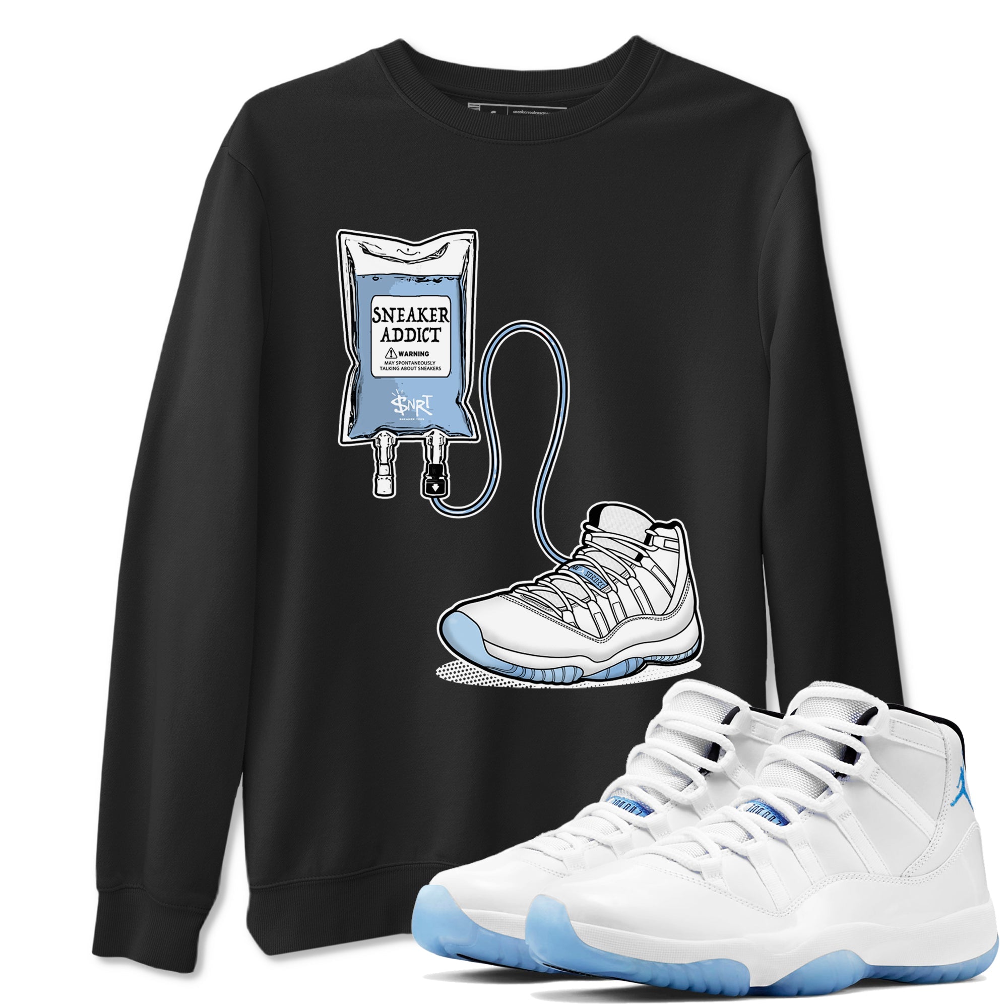 11s Columbia shirts to match jordans Sneaker Therapy sneaker match tees Air Jordan 11 Columbia Drip Gear Zone unisex cotton Black 1 crew neck shirts