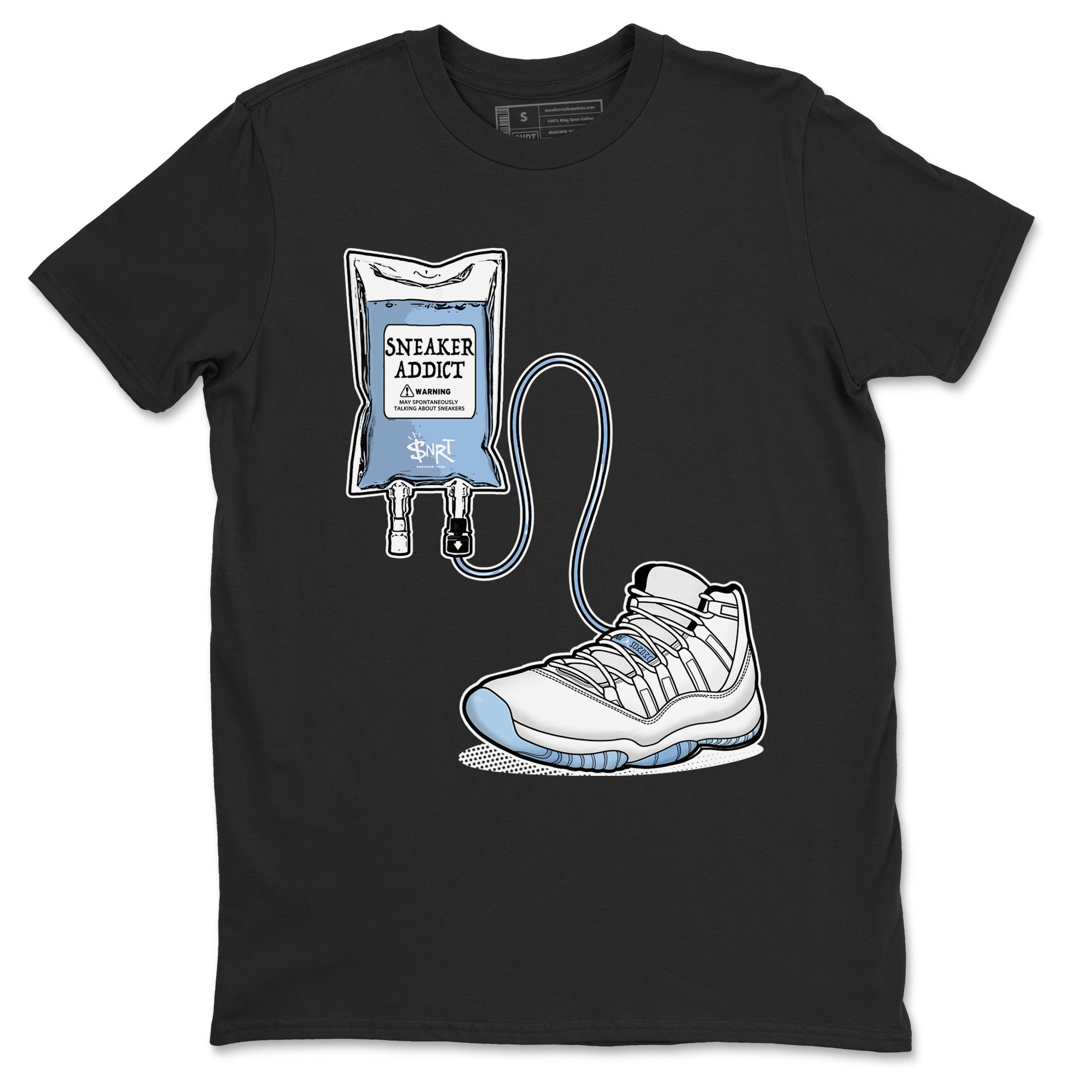 11s Columbia shirts to match jordans Sneaker Therapy sneaker match tees Air Jordan 11 Columbia Drip Gear Zone unisex cotton Black 2 crew neck shirts