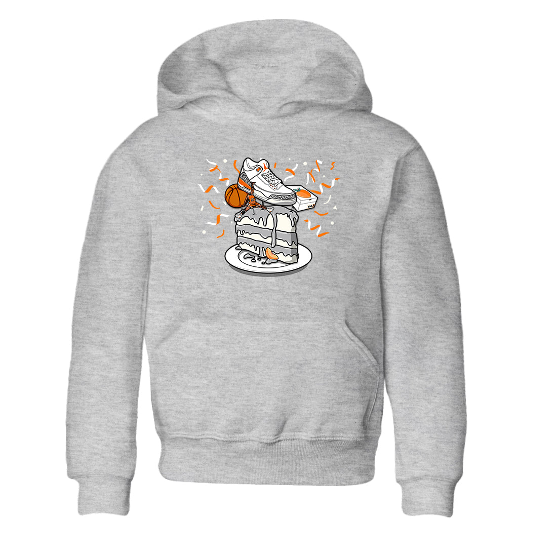 3s Georgia Peach shirt to match jordans Sneaker Topper sneaker tees Air Jordan 3 Georgia Peach Drip Gear Zone baby toddler Heather Grey 2 cotton Shirt