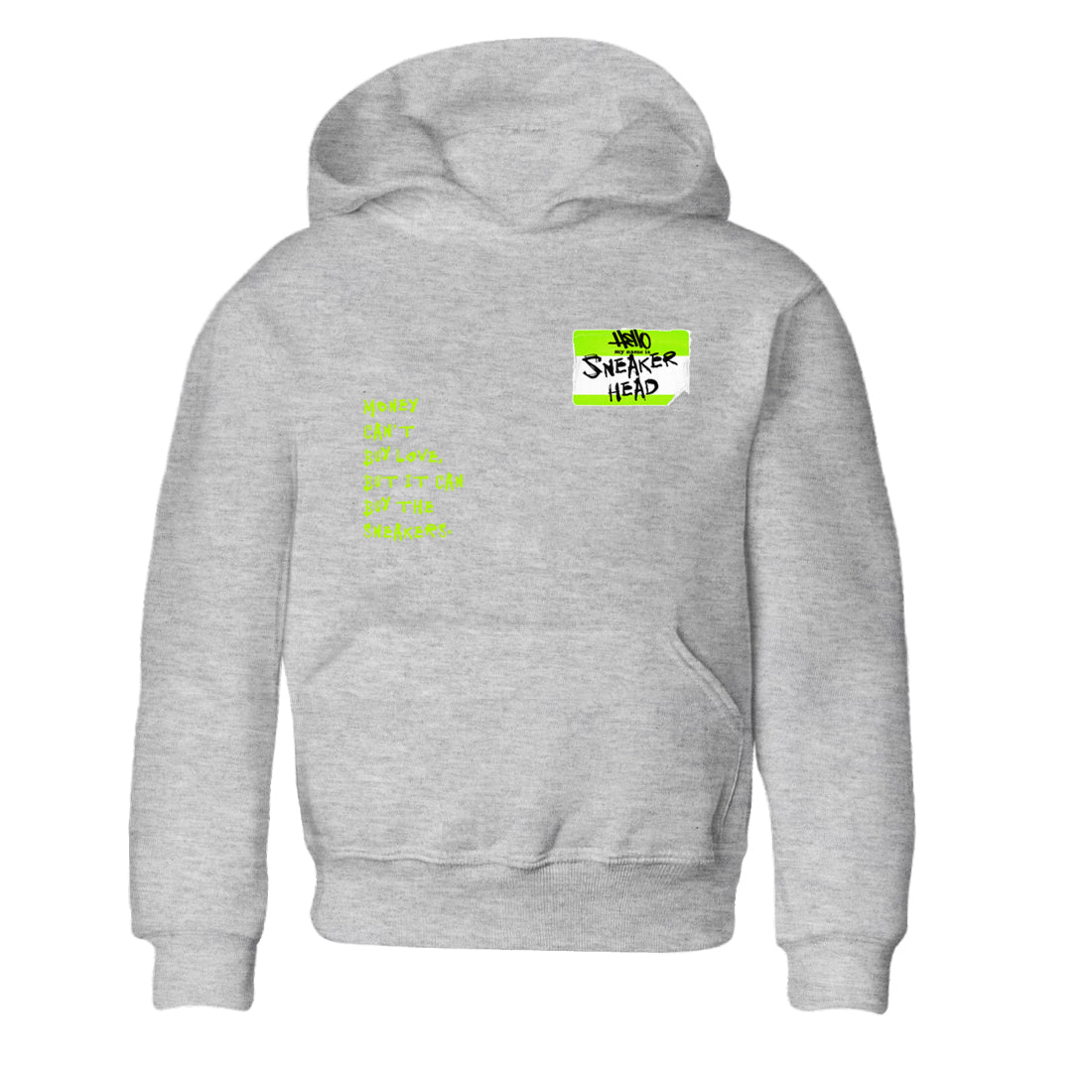 AF1 Volt shirts to match jordans Sneakerhead Badge sneaker match tees Air Force 1 Volt match shoes to clothes Drip Gear Zone Youth Baby Heather Grey 2 tee