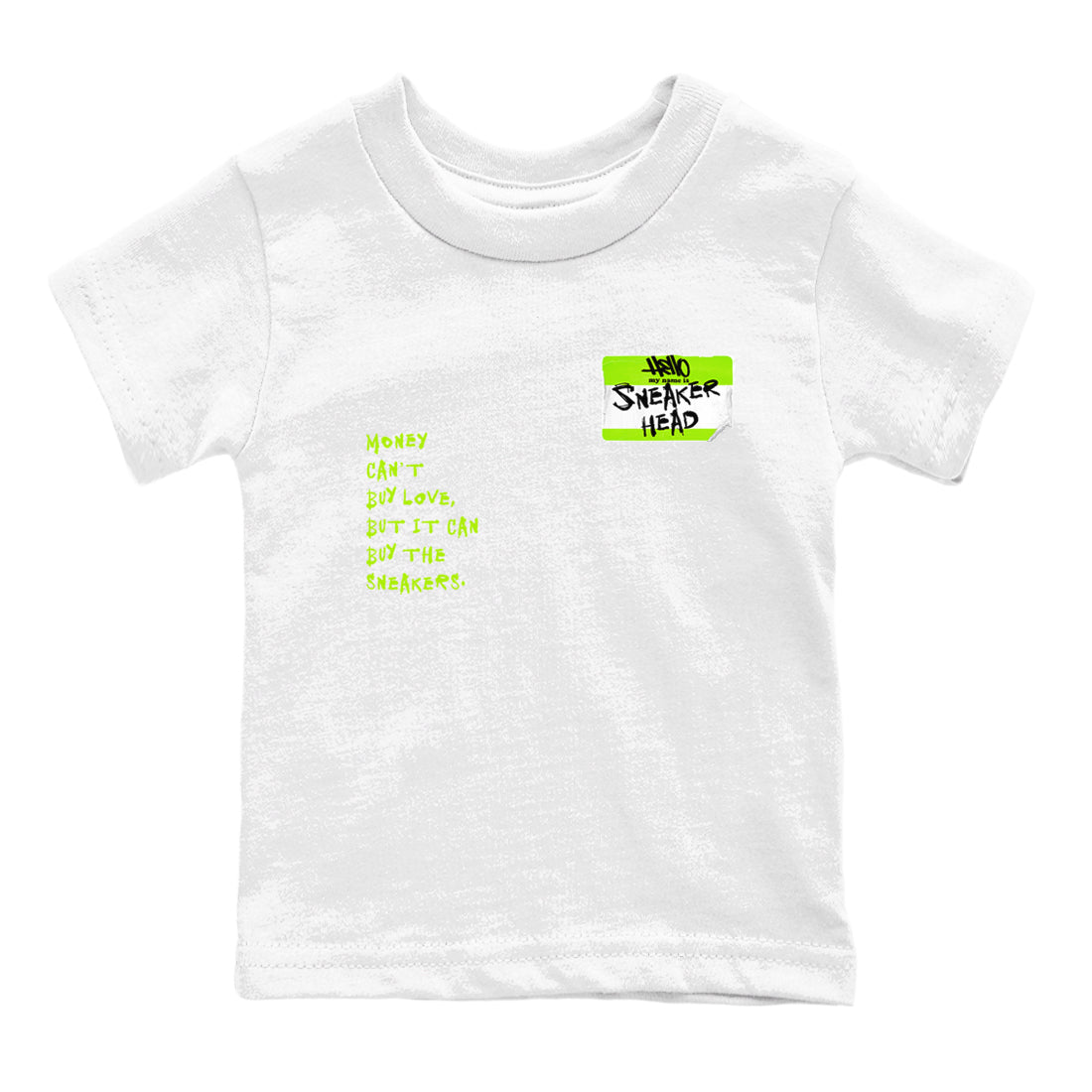 AF1 Volt shirts to match jordans Sneakerhead Badge sneaker match tees Air Force 1 Volt match shoes to clothes Drip Gear Zone Youth Baby White 2 tee