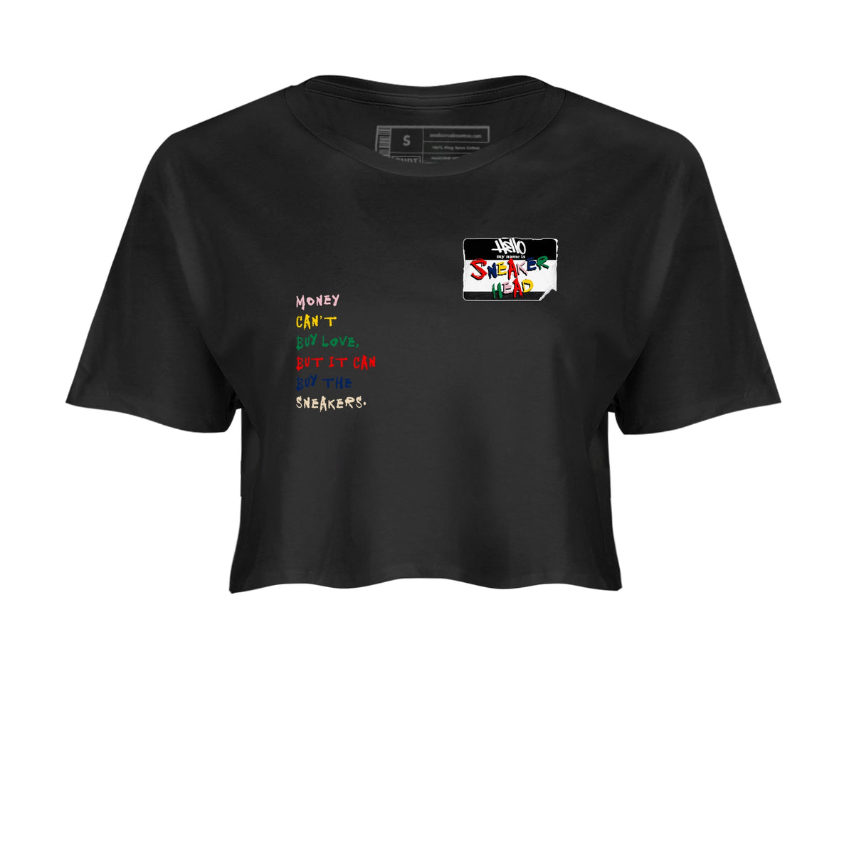 AF 3 Nigo shirtsto match jordans Sneakerhead Badge sneaker match tees Air Force 3 Low x Nigo Blue Void and Tour Yellow match shoes to clothes Drip Gear Zone unisex cotton Black 2 crop tee