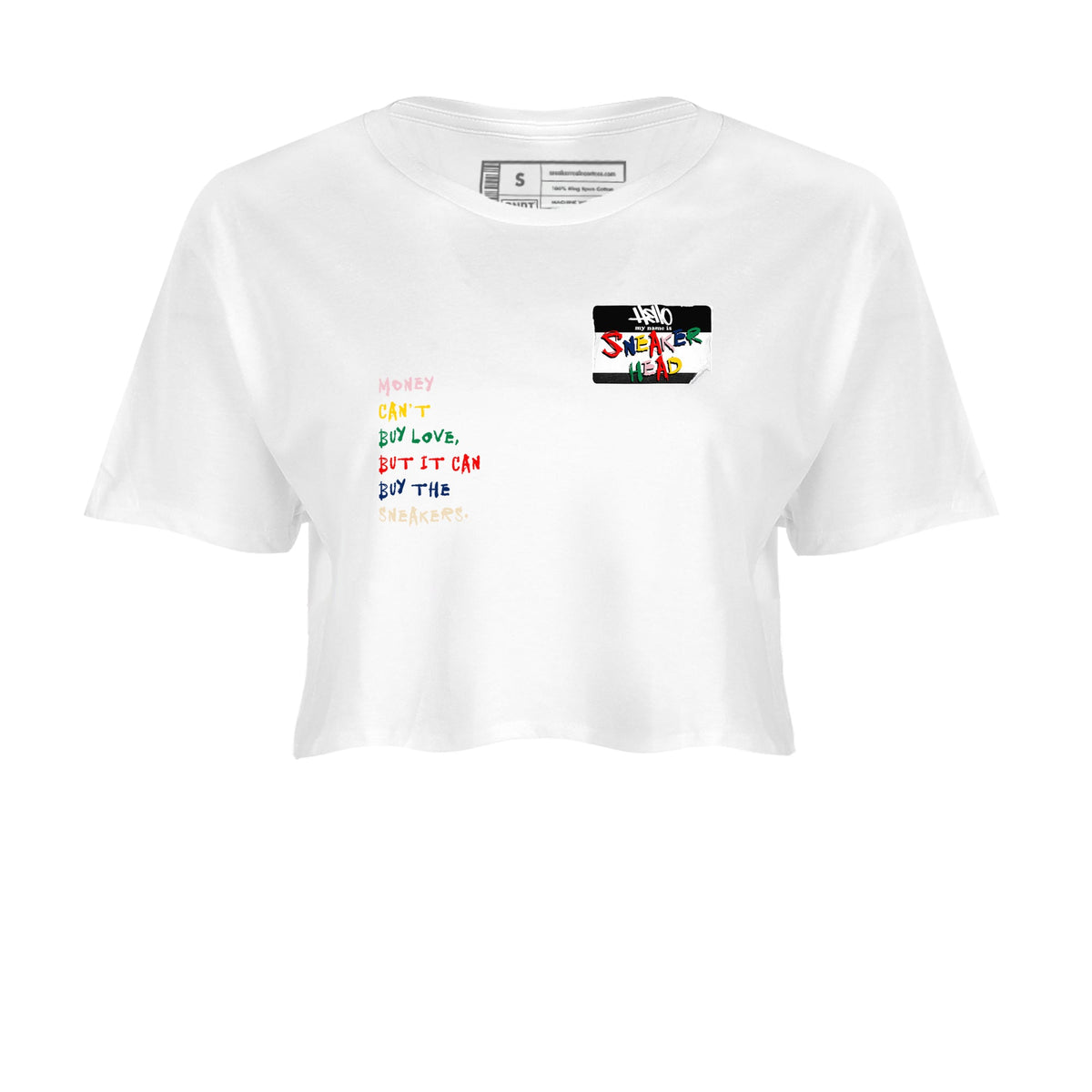 AF 3 Nigo shirtsto match jordans Sneakerhead Badge sneaker match tees Air Force 3 Low x Nigo Blue Void and Tour Yellow match shoes to clothes Drip Gear Zone unisex cotton White 2 crop tee