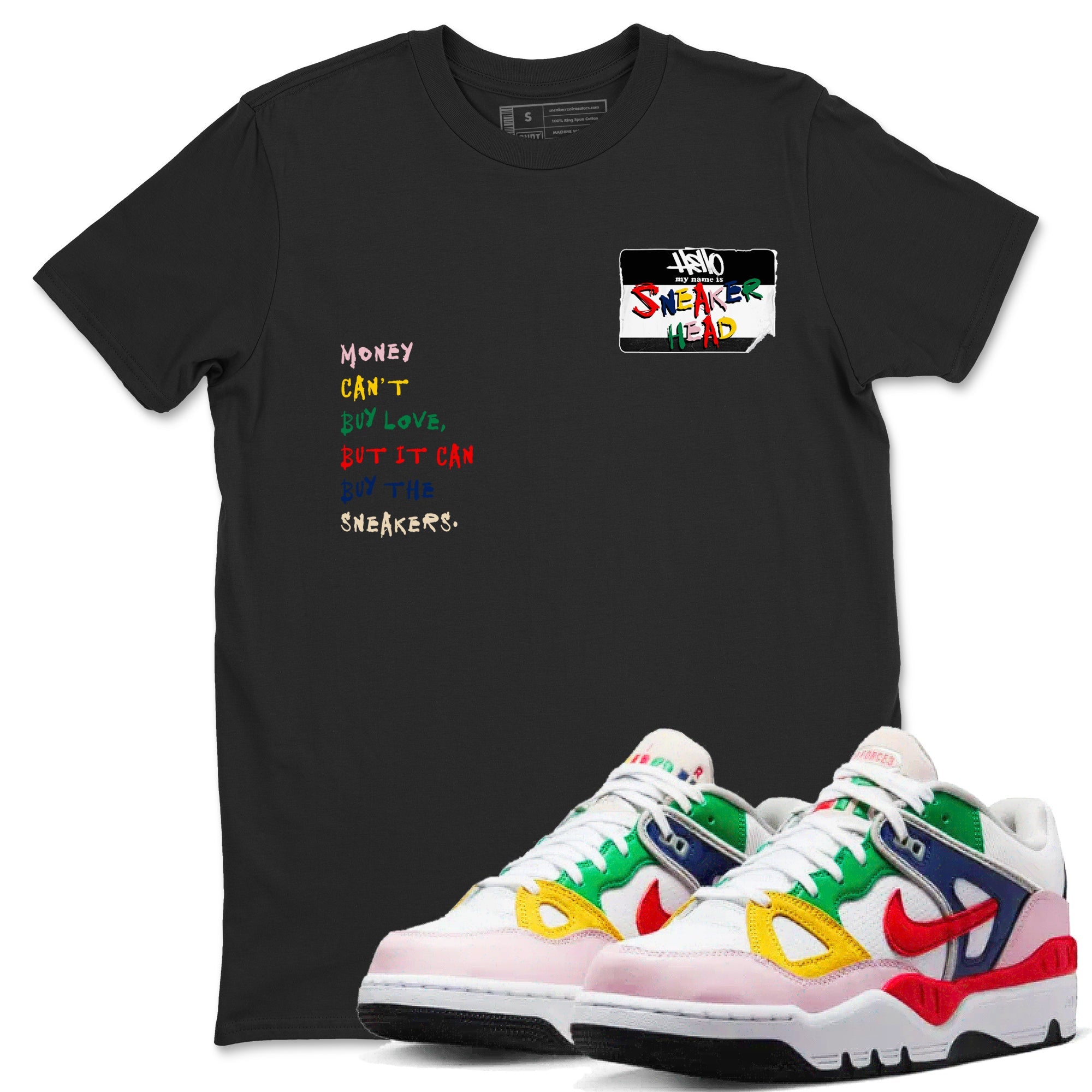 AF 3 Nigo shirtsto match jordans Sneakerhead Badge sneaker match tees Air Force 3 Low x Nigo Blue Void and Tour Yellow match shoes to clothes Drip Gear Zone unisex cotton Black 1 shirts