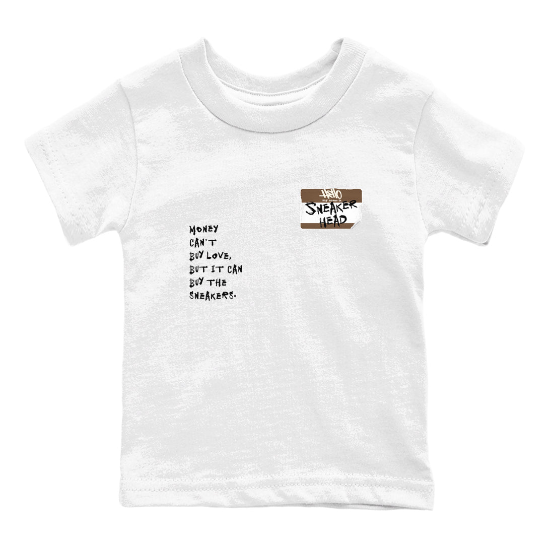 Air Jordan 1 Low Mocha shirts to match jordans Sneakerhead Badge sneaker match tees AJ1 Mocha Drip Gear Zone streetwear brand Baby and Youth White 2 cotton tee
