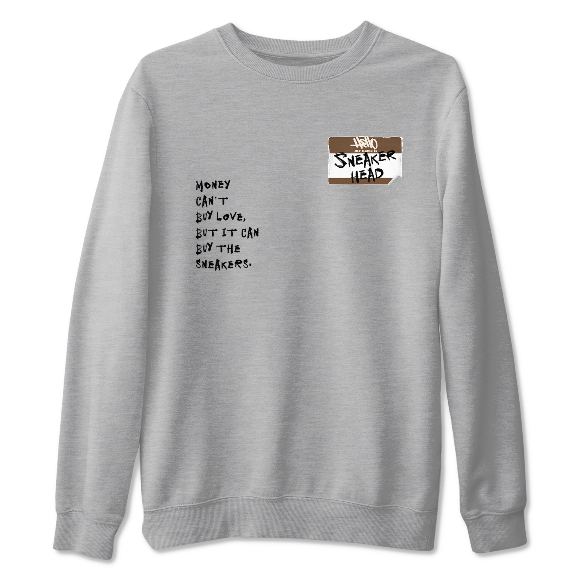 Air Jordan 1 Low Mocha shirts to match jordans Sneakerhead Badge sneaker match tees AJ1 Mocha Drip Gear Zone streetwear brand Heather Grey 2 unisex cotton tee