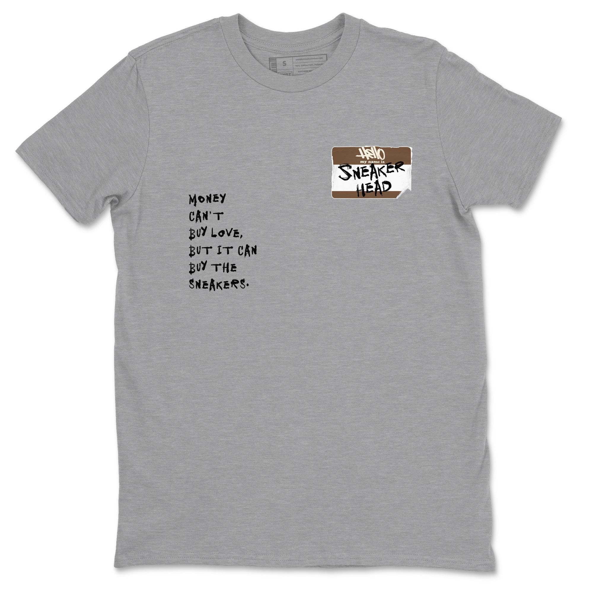 Air Jordan 1 Low Mocha shirts to match jordans Sneakerhead Badge sneaker match tees AJ1 Mocha Drip Gear Zone streetwear brand Heather Grey 2 unisex cotton tee