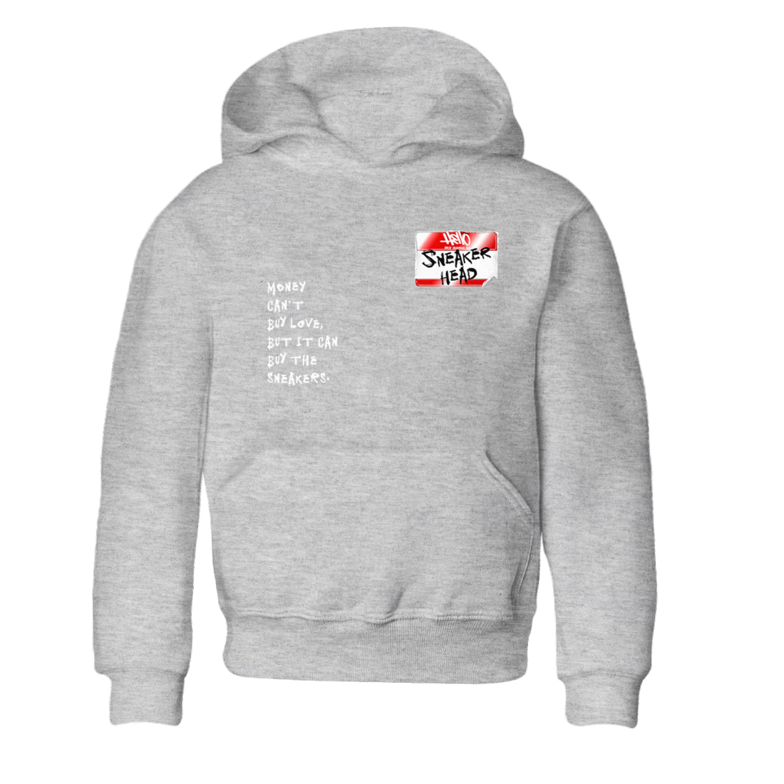 11s Cherry shirts to match jordans Sneakerhead Badge sneaker match tees Air Jordan 11 Retro Cherry match shoes to clothes Drip Gear Zone Youth Baby Heather Grey 2 tee