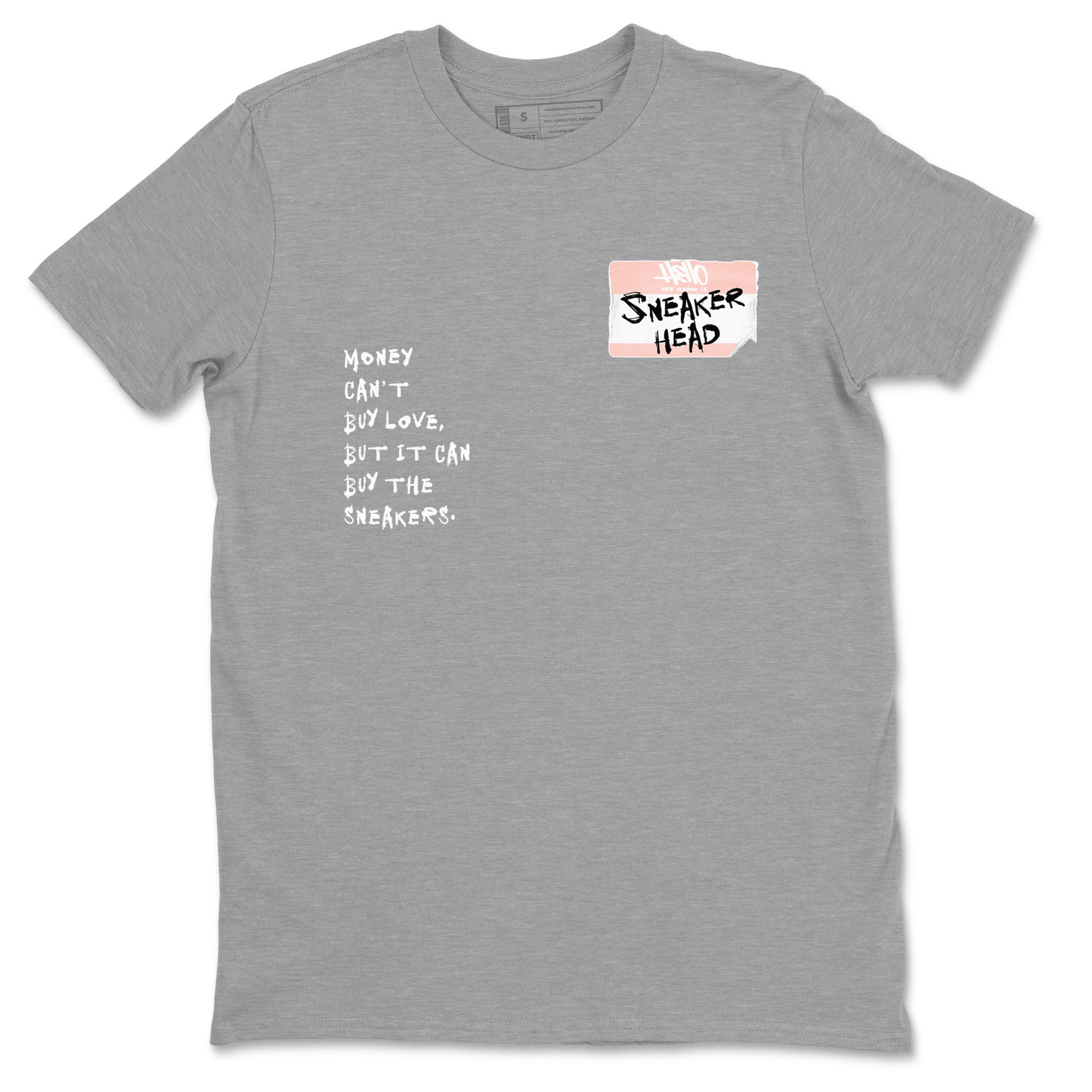 11s Legend Pink shirt to match jordans Sneakerhead Badge sneaker tees Air Jordan 11 Legend Pink Drip Gear Zone unisex cotton Heather Grey 2 crew neck shirt
