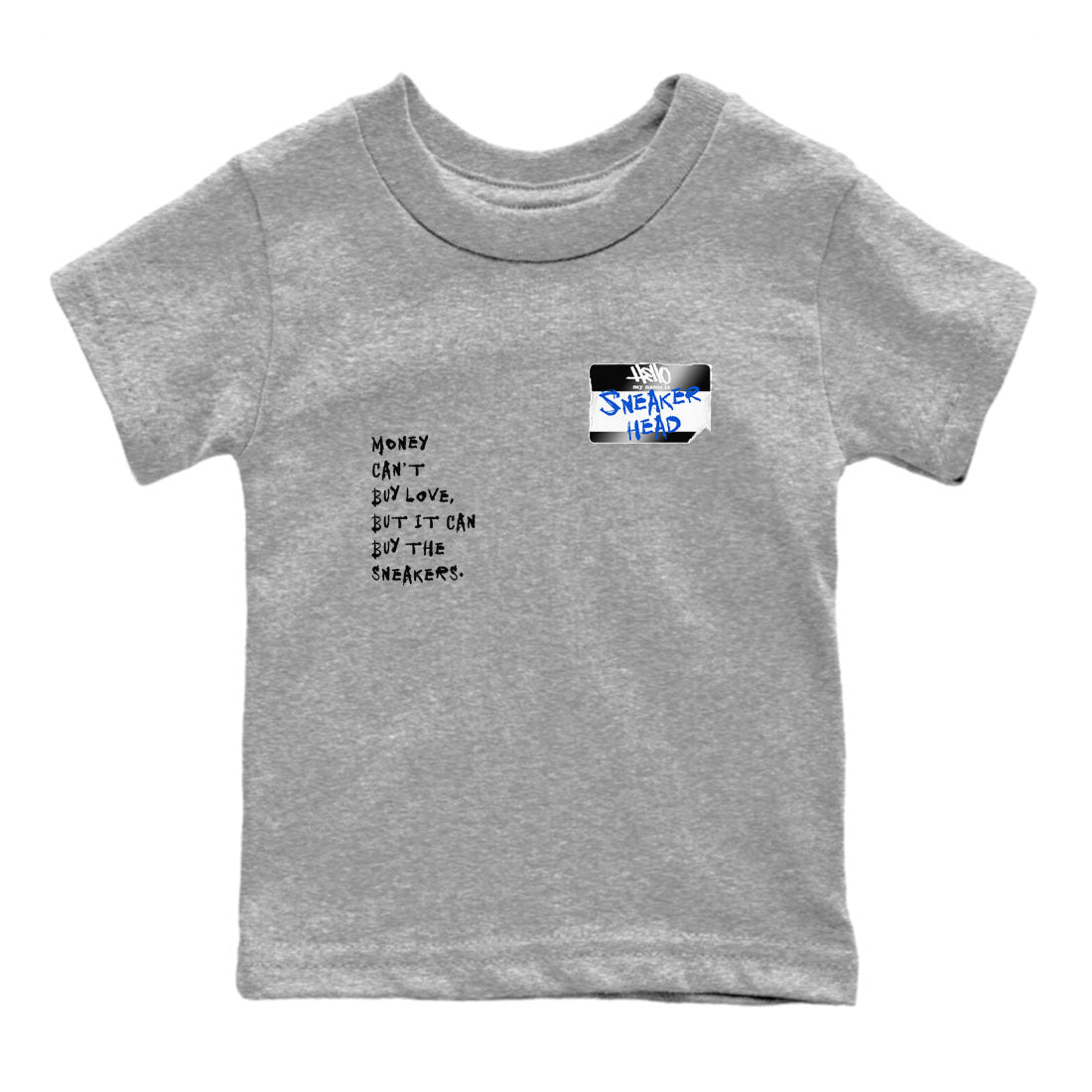 11s Space shirt to match jordans Sneakerhead Badge sneaker tees Air Jordan 11 Space Drip Gear Zone baby toddler Heather Grey 2 cotton Shirt