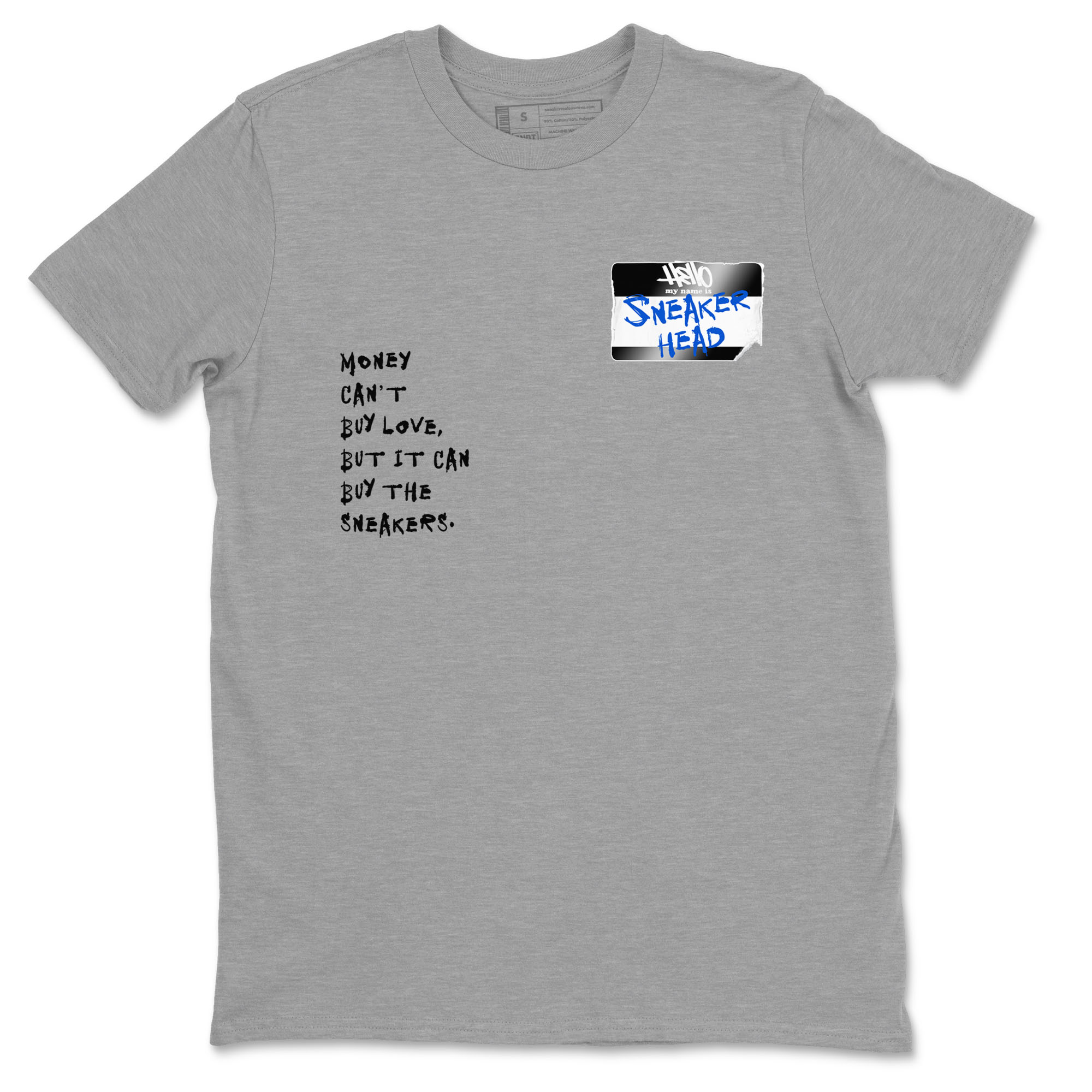 11s Space shirt to match jordans Sneakerhead Badge sneaker tees Air Jordan 11 Space Drip Gear Zone unisex cotton Heather Grey 2 crew neck shirt