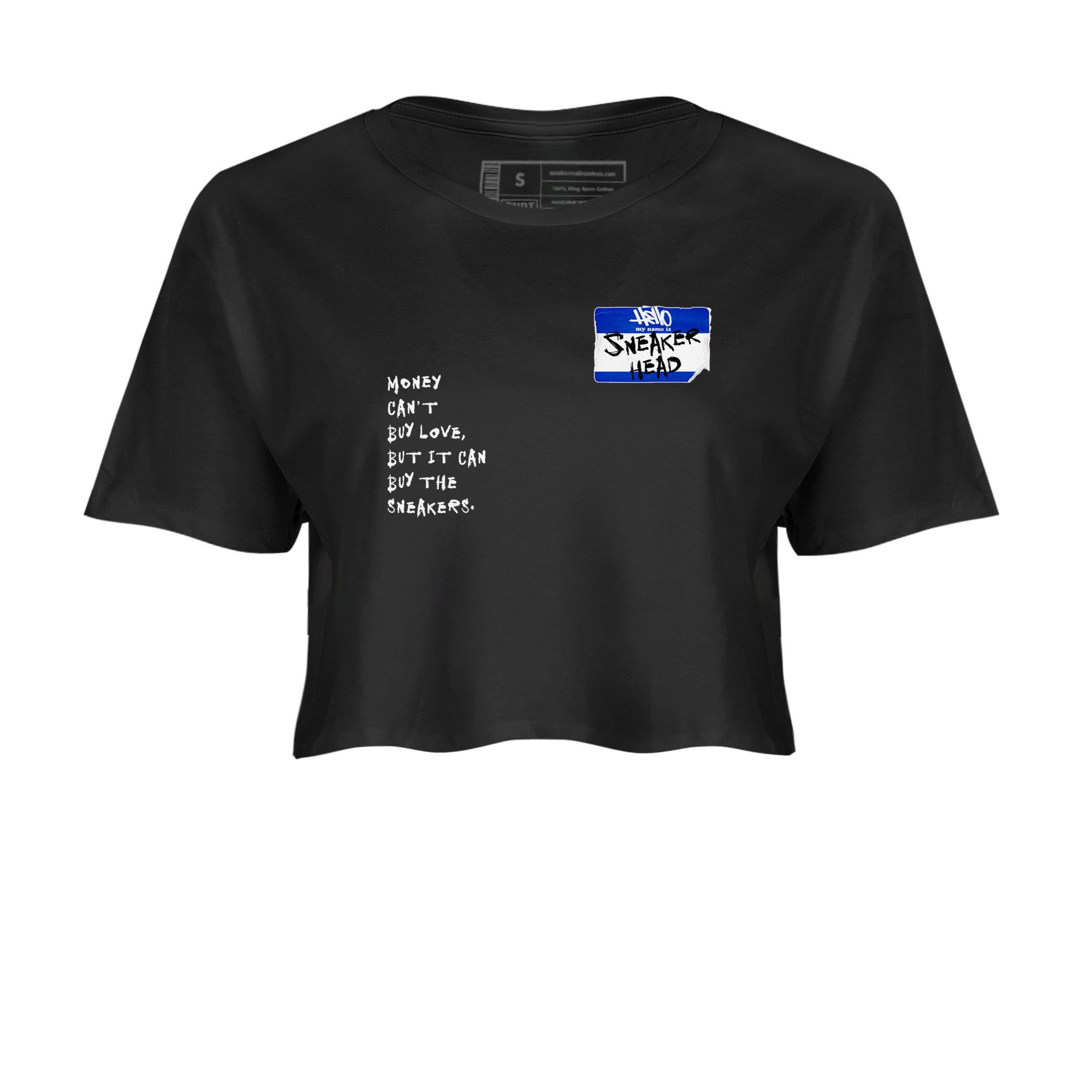 12 Blueberry shirts to match jordans Sneakerhead Badge sneaker match tees Air Jordan 12 Blueberry Drip Gear Zone unisex cotton Black 2 Crop Shirts