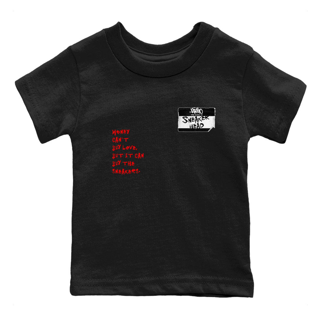 Air Jordan 12 Red Taxi shirts to match jordans Sneakerhead Badge sneaker match tees 12s Red Taxi Drip Gear Zone baby toddler Black 2 cotton Shirt