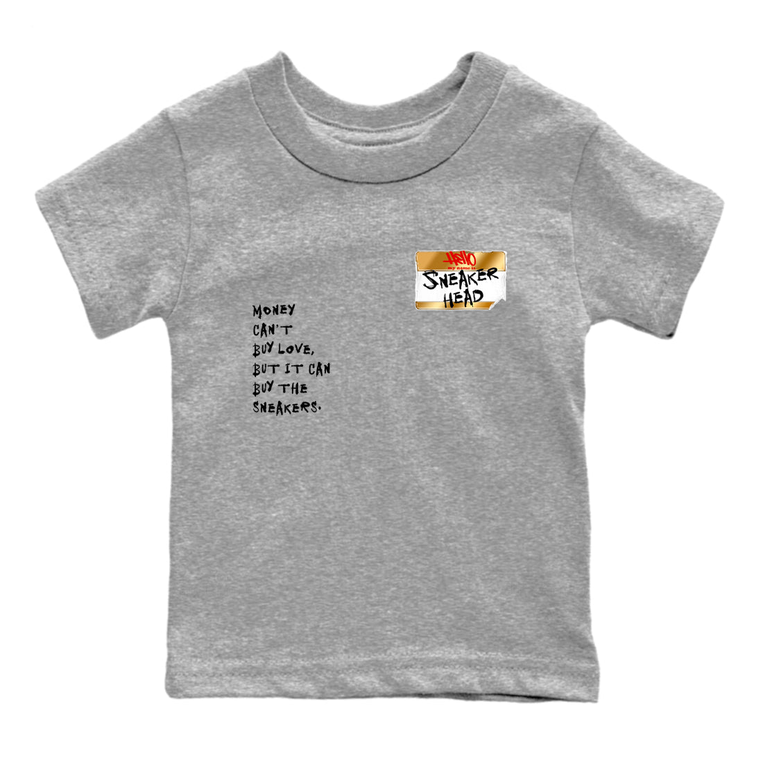 Sneaker Threads  Sneaker Tees To Match Air Jordan 12 Taxi  Sneakerhead Badge Youth Graphic Tee Heather Grey 2. Perfect for Jordan releases 2025 colorways.