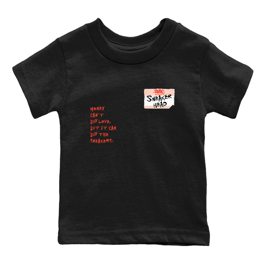 AJ13 Dune Red shirts to match jordans Sneakerhead Badge sneaker match tees Air Jordan 13 Dune Red Drip Gear Zone streetwear brand Baby and Youth Black 2 cotton tee