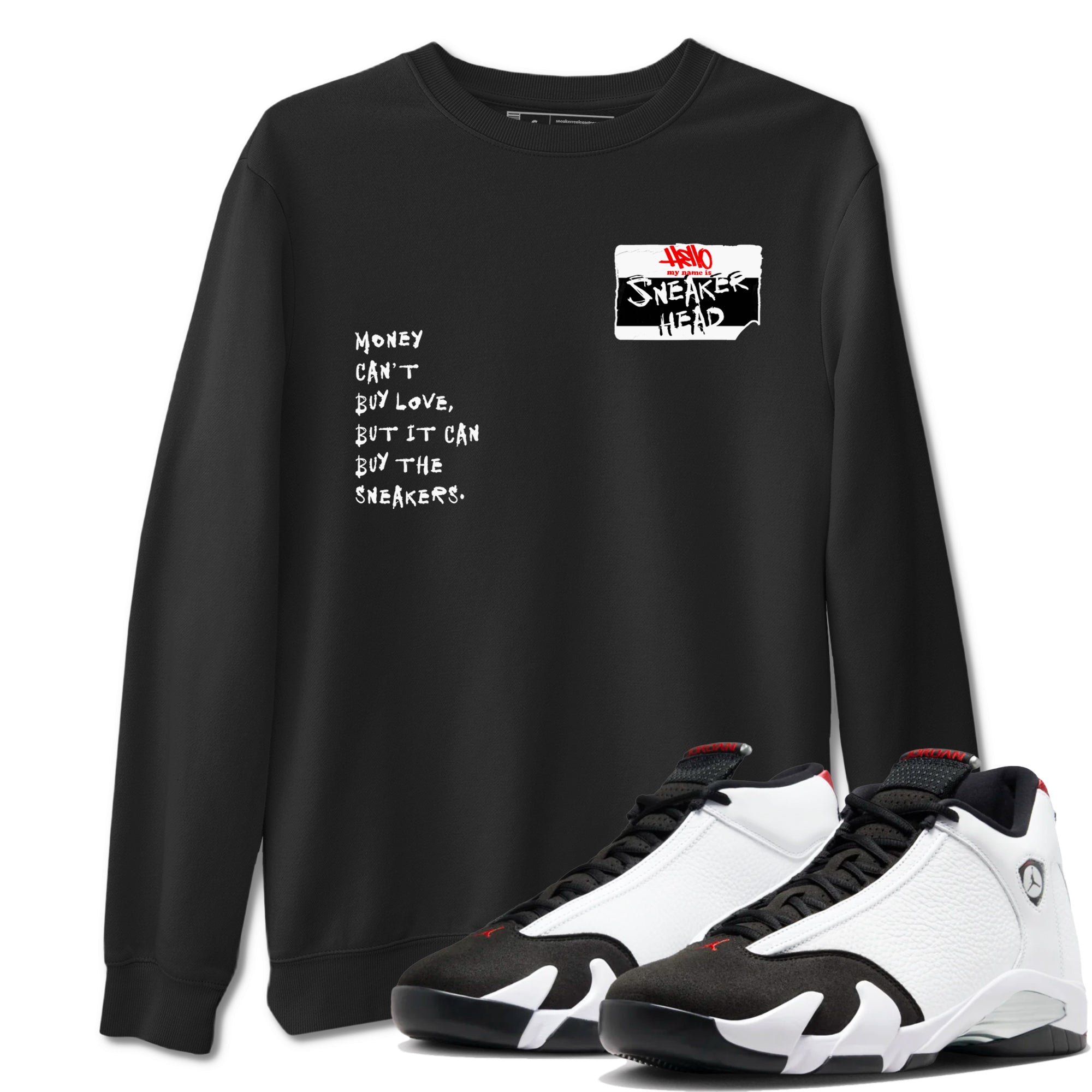 Air Jordan 14 Black Toe t shirts to match sneakers Sneakerhead Badge sneaker match tees 14s Black Toe sneaker match tee Drip Gear Zone unisex cotton Black 1 shirts