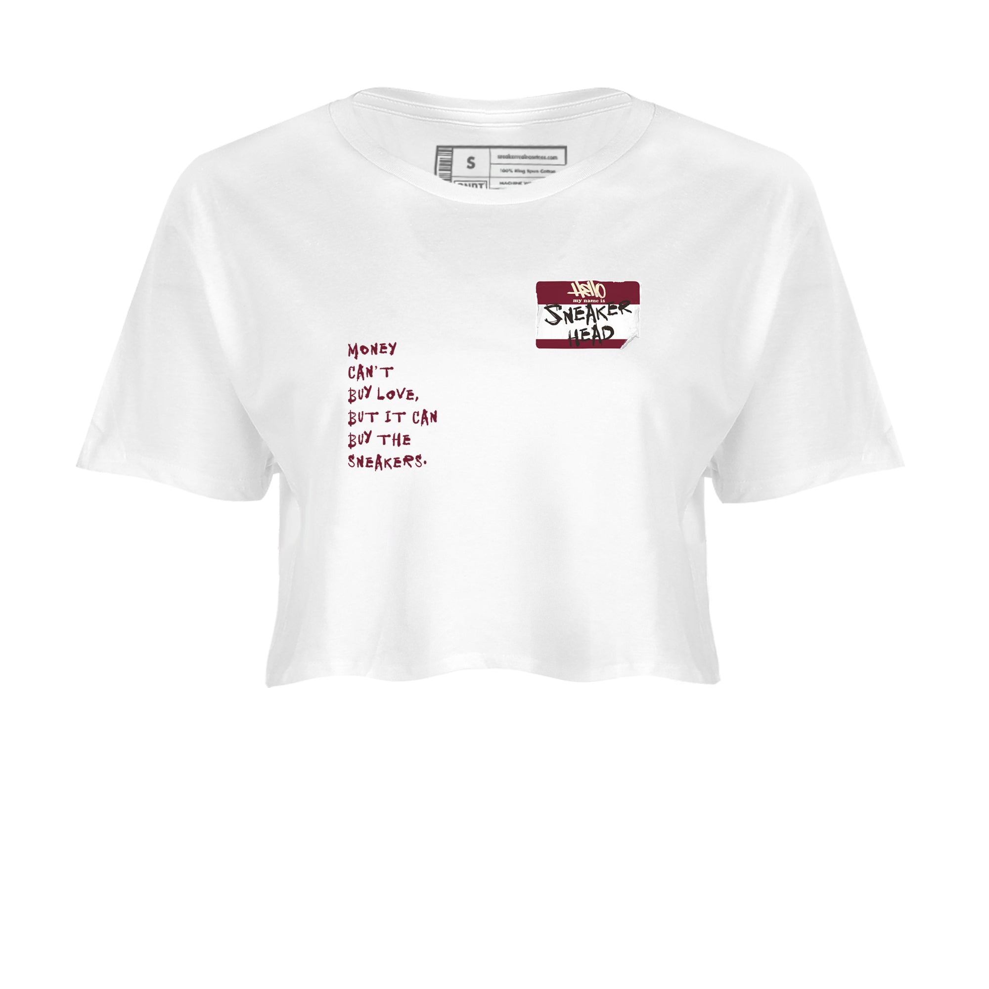 A Ma Maniére x Air Jordan 3 "Burgundy Crush" to match jordans Sneakerhead Badge sneaker match tees Air Jordan 3 A Ma Maniere x Burgundy Crush Drip Gear Zone streetwear brand White 2 crop tee