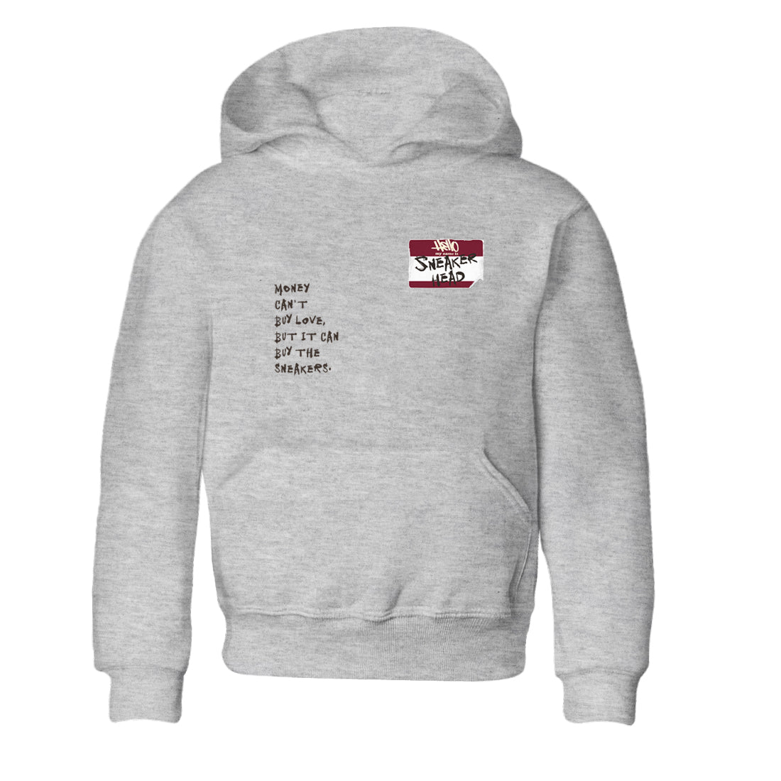 A Ma Maniére x Air Jordan 3 "Burgundy Crush" to match jordans Sneakerhead Badge sneaker match tees Air Jordan 3 A Ma Maniere x Burgundy Crush Drip Gear Zone streetwear brand Baby and Youth Heather Grey 2 cotton tee