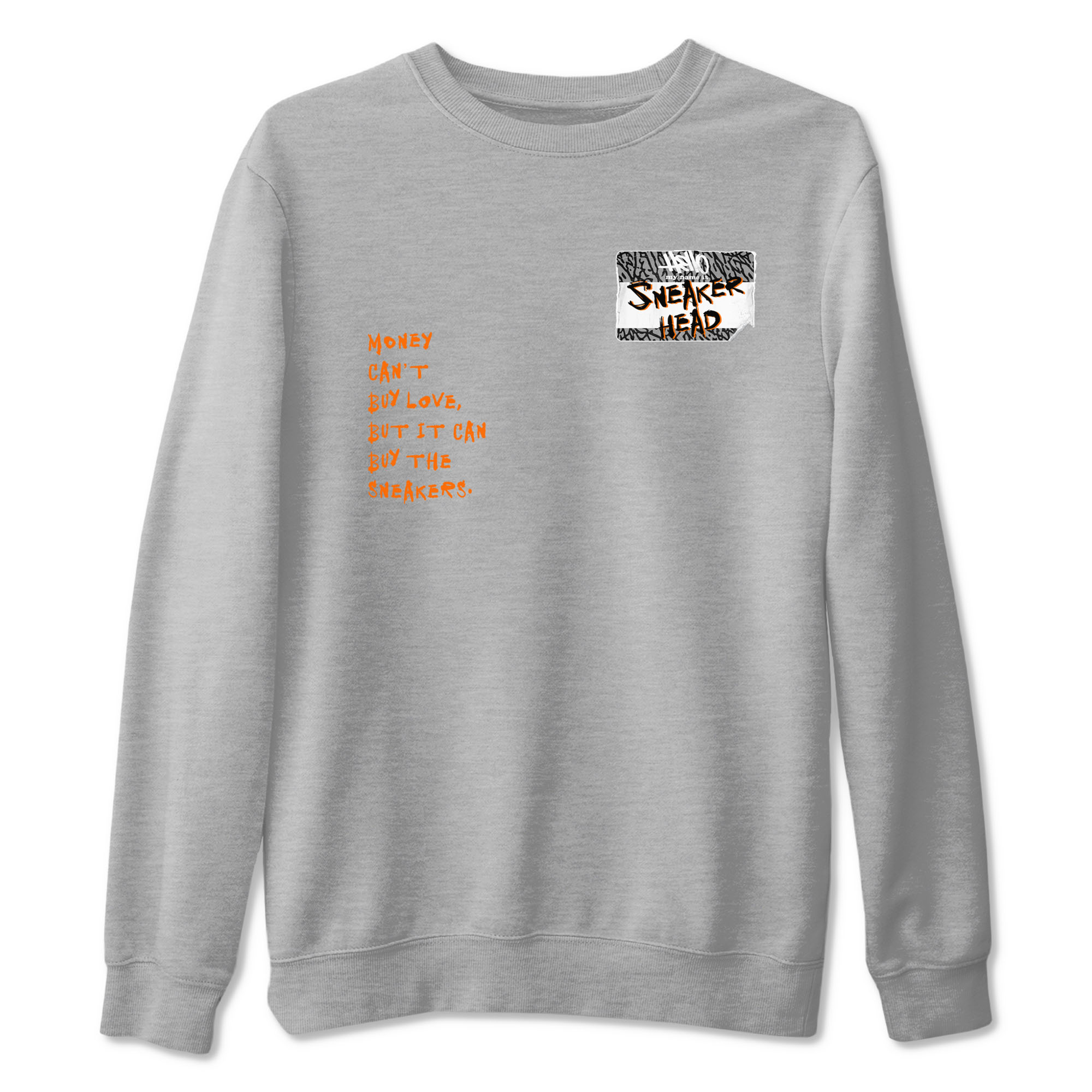 3s Georgia Peach shirt to match jordans Sneakerhead Badge sneaker tees Air Jordan 3 Georgia Peach Drip Gear Zone unisex cotton Heather Grey 2 crew neck shirt