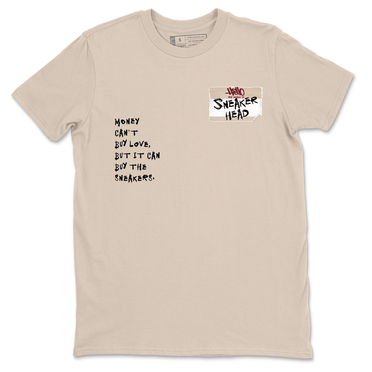 4s A Ma Maniere x Fossil Stone shirts to match jordans Sneakerhead Badge sneaker match tees Air Jordan 4 A Ma Maniere x Fossil Stone match shoes to clothes Drip Gear Zone unisex cotton Sand 2 shirts