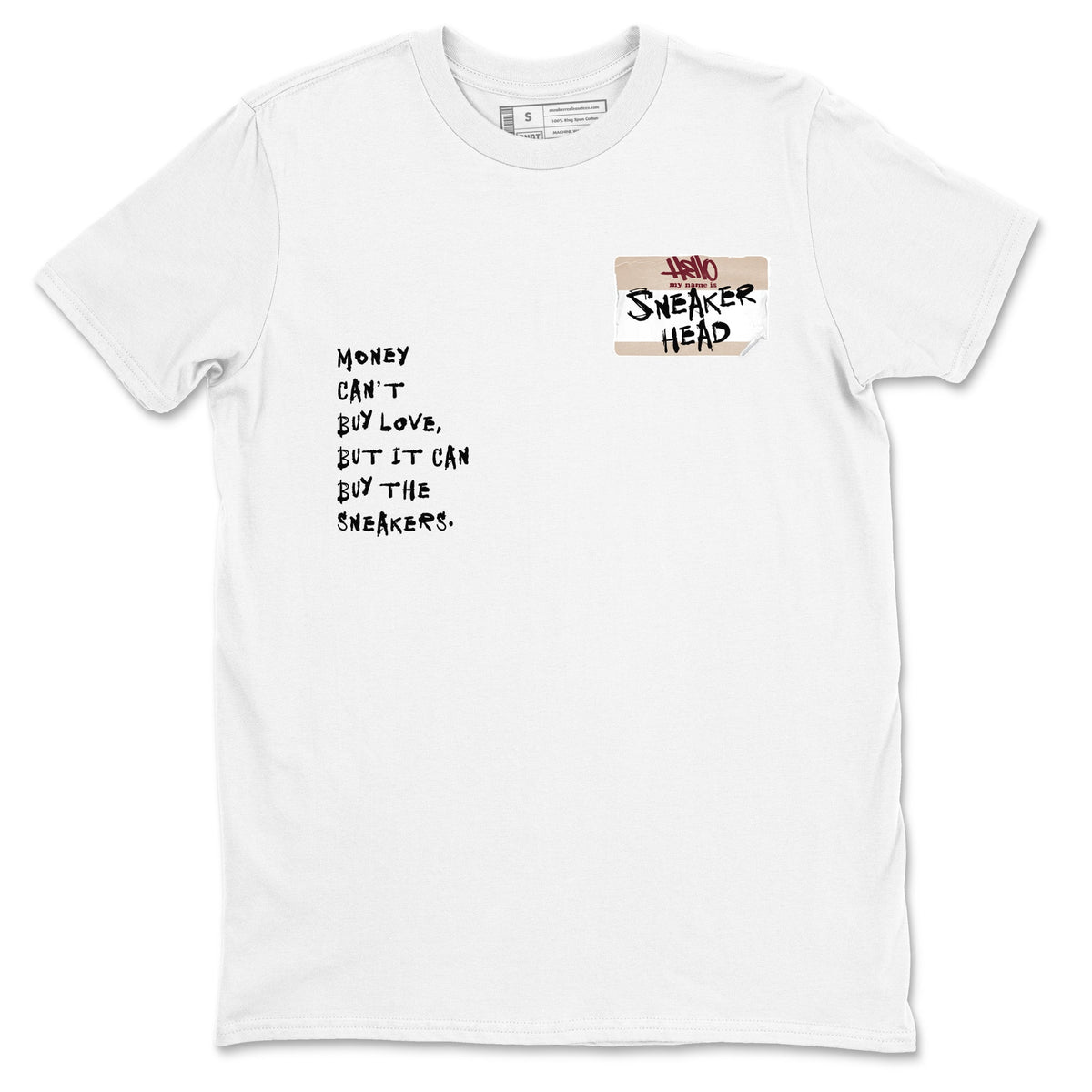 4s A Ma Maniere x Fossil Stone shirts to match jordans Sneakerhead Badge sneaker match tees Air Jordan 4 A Ma Maniere x Fossil Stone match shoes to clothes Drip Gear Zone unisex cotton White 2 shirts