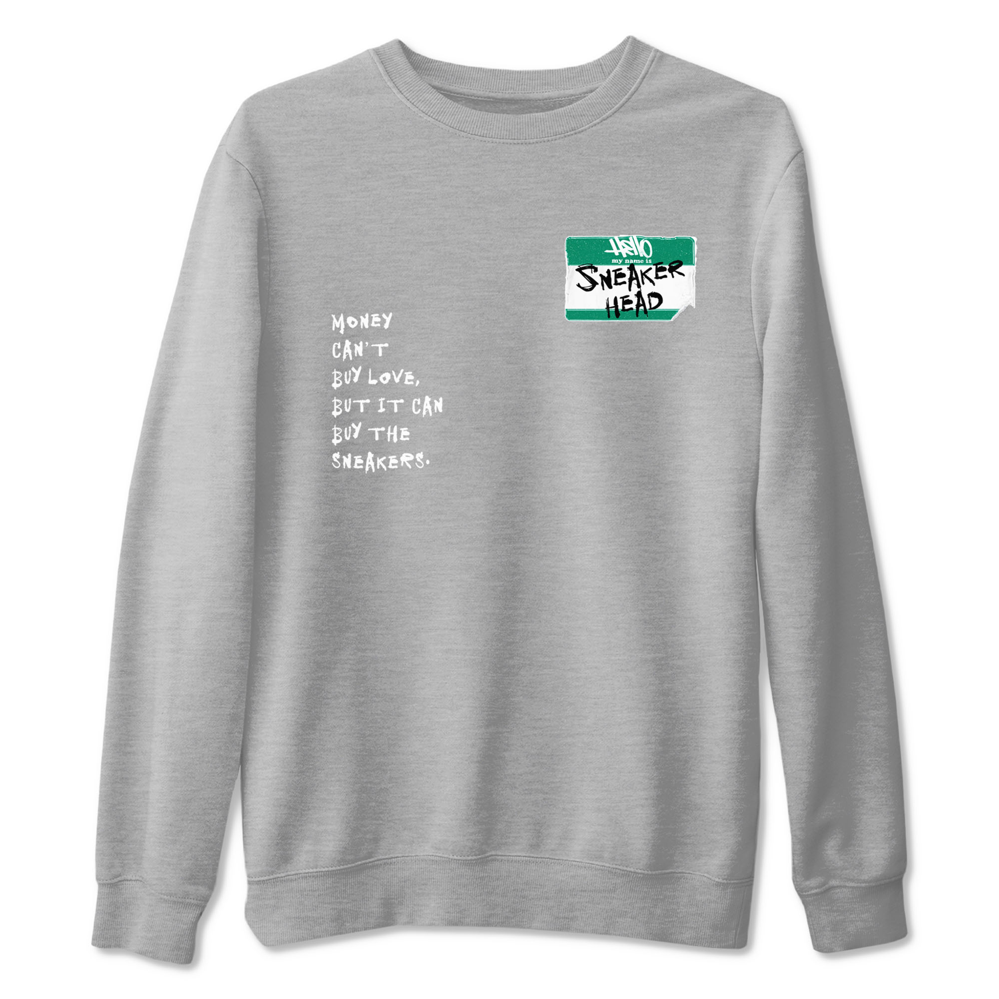 4s Oxidized Green shirts to match jordans Sneakerhead Badge sneaker match tees Air Jordan 4 Oxidized Green Drip Gear Zone streetwear brand Heather Grey 2 unisex cotton tee