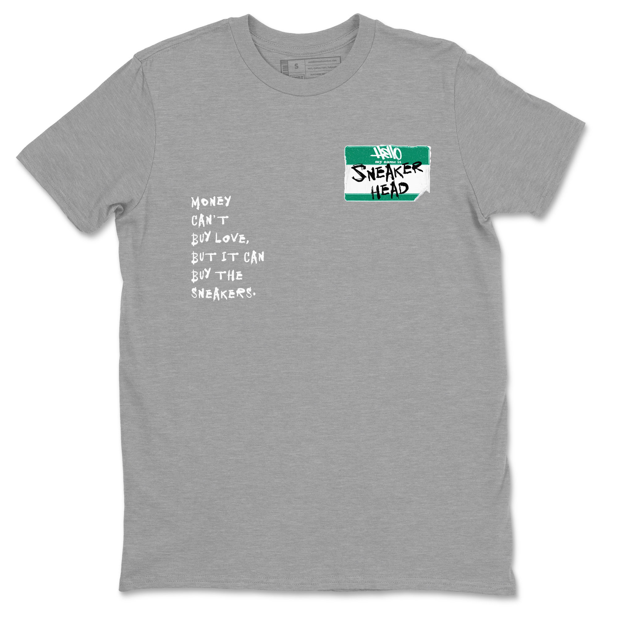 4s Oxidized Green shirts to match jordans Sneakerhead Badge sneaker match tees Air Jordan 4 Oxidized Green Drip Gear Zone streetwear brand Heather Grey 2 unisex cotton tee