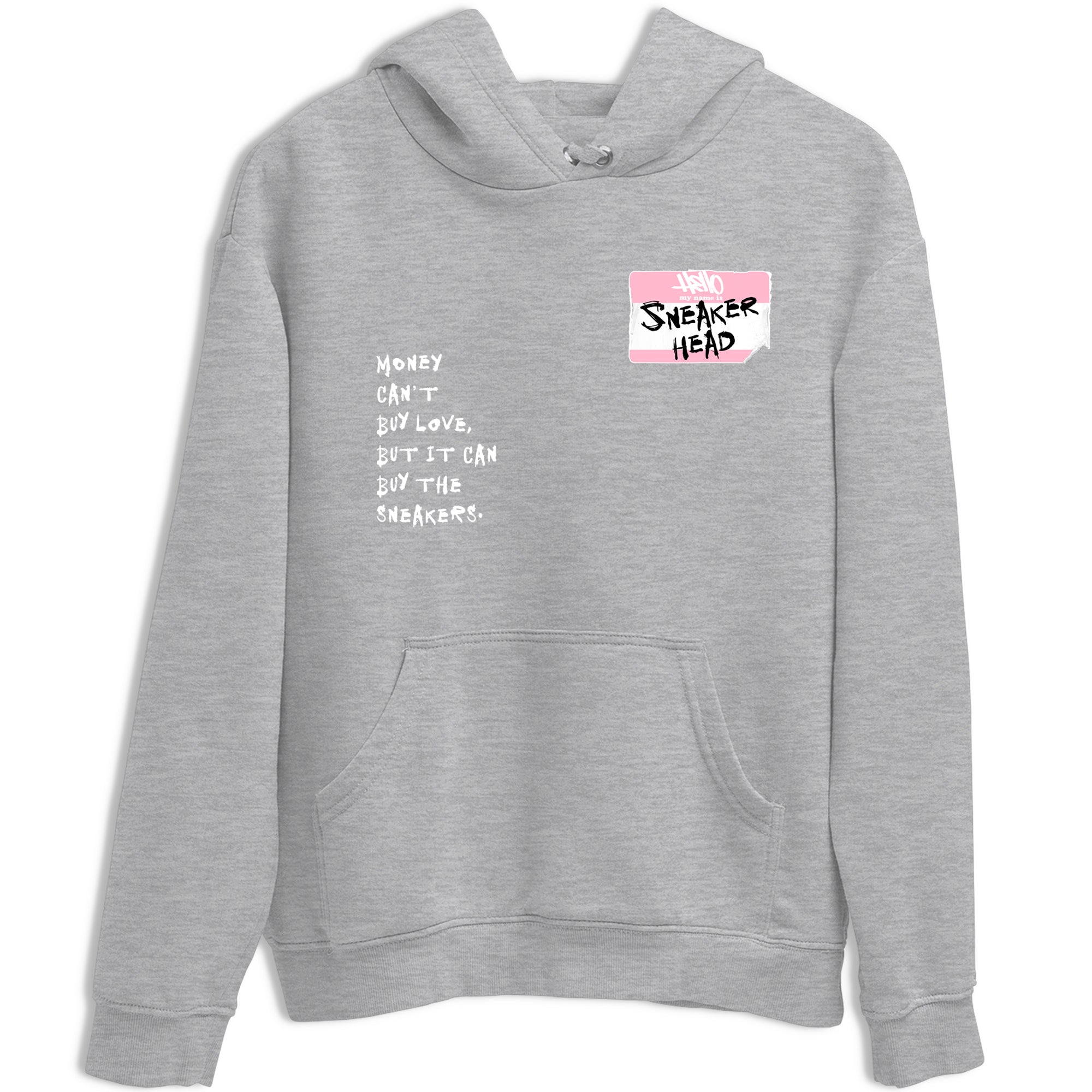 Sneaker Threads Sneaker Tees To Match Air Jordan 5 Medium Soft Pink Shoes Sneakerhead Badge Tee Heather Grey 2