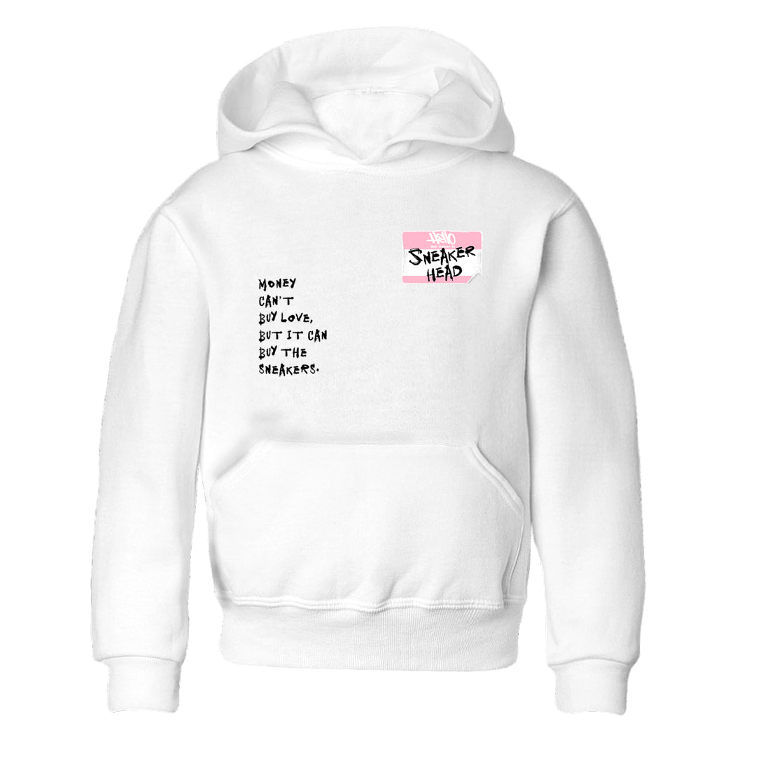 Sneaker Threads Sneaker Tees To Match Air Jordan 5 Medium Soft Pink Shoes Sneakerhead Badge Kids T-Shirt White 2