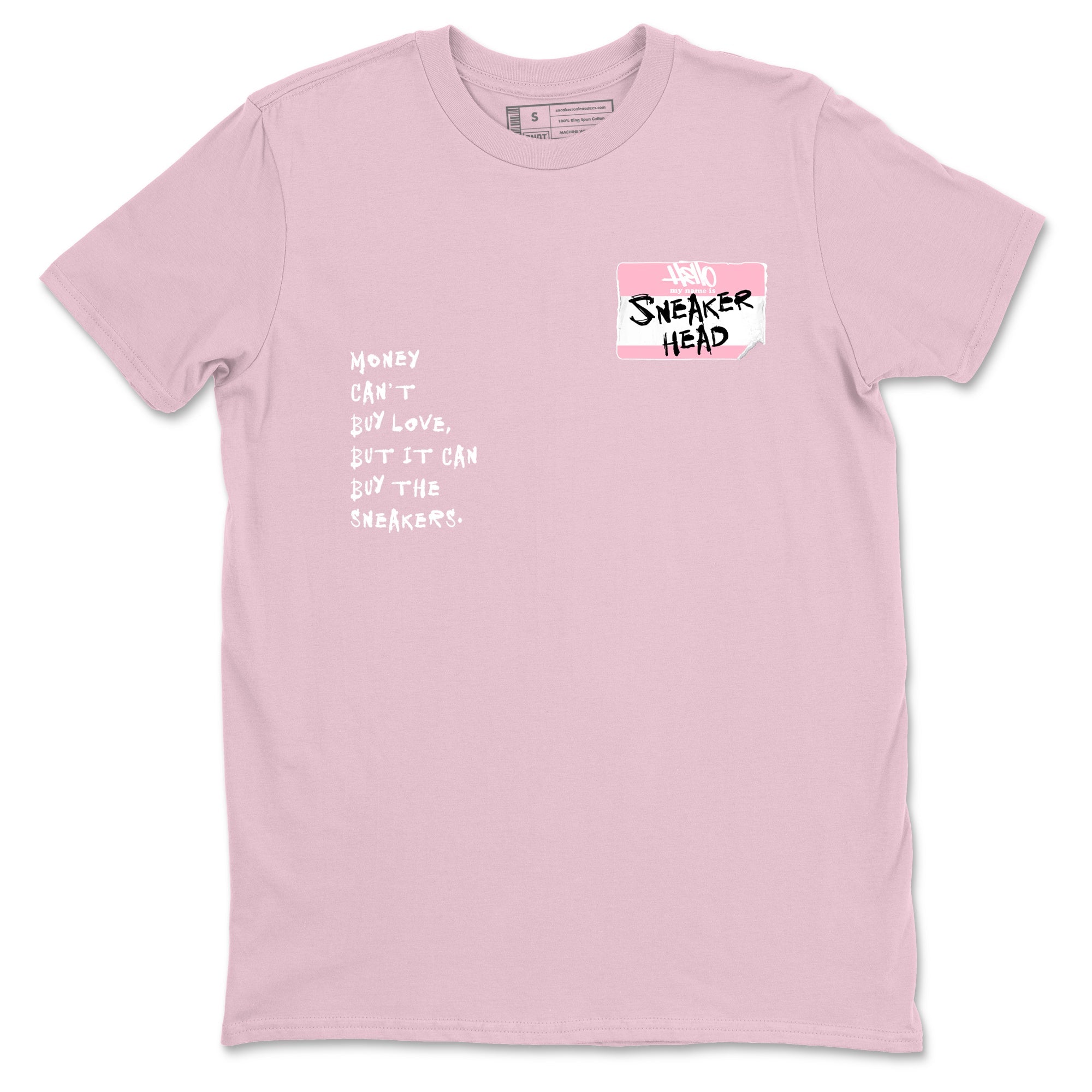 Sneaker Threads Sneaker Tees To Match Air Jordan 5 Medium Soft Pink Shoes Sneakerhead Badge Tee Pink 2