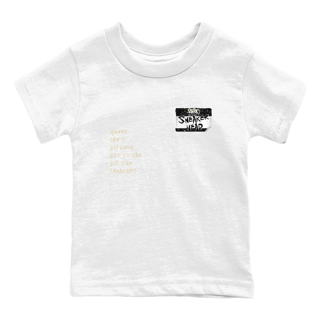 5s Sail shirt to match jordans Sneakerhead Badge sneaker tees Air Jordan 5 Sail Drip Gear Zone baby toddler White 2 cotton Shirt