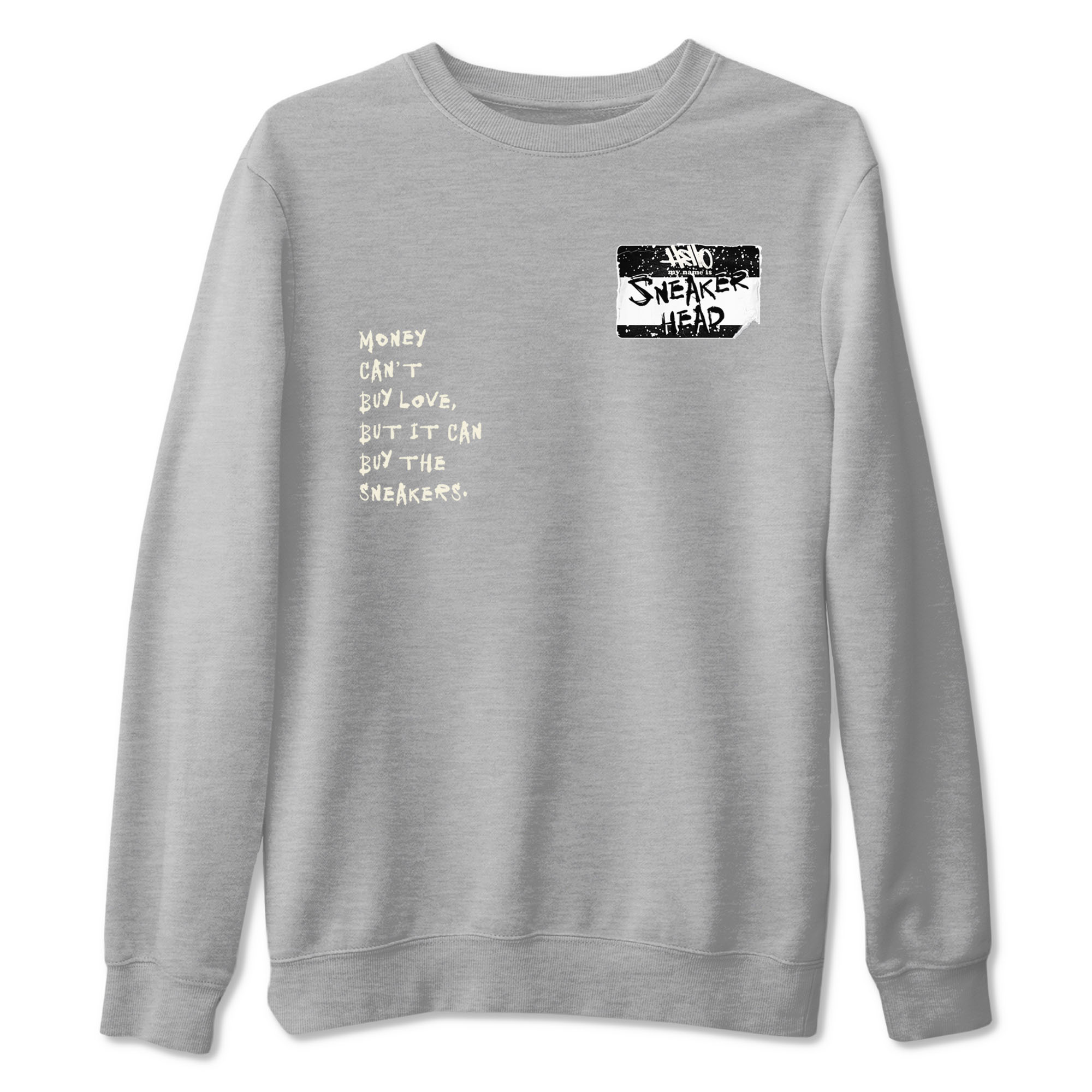 5s Sail shirt to match jordans Sneakerhead Badge sneaker tees Air Jordan 5 Sail Drip Gear Zone unisex cotton Heather Grey 2 crew neck shirt